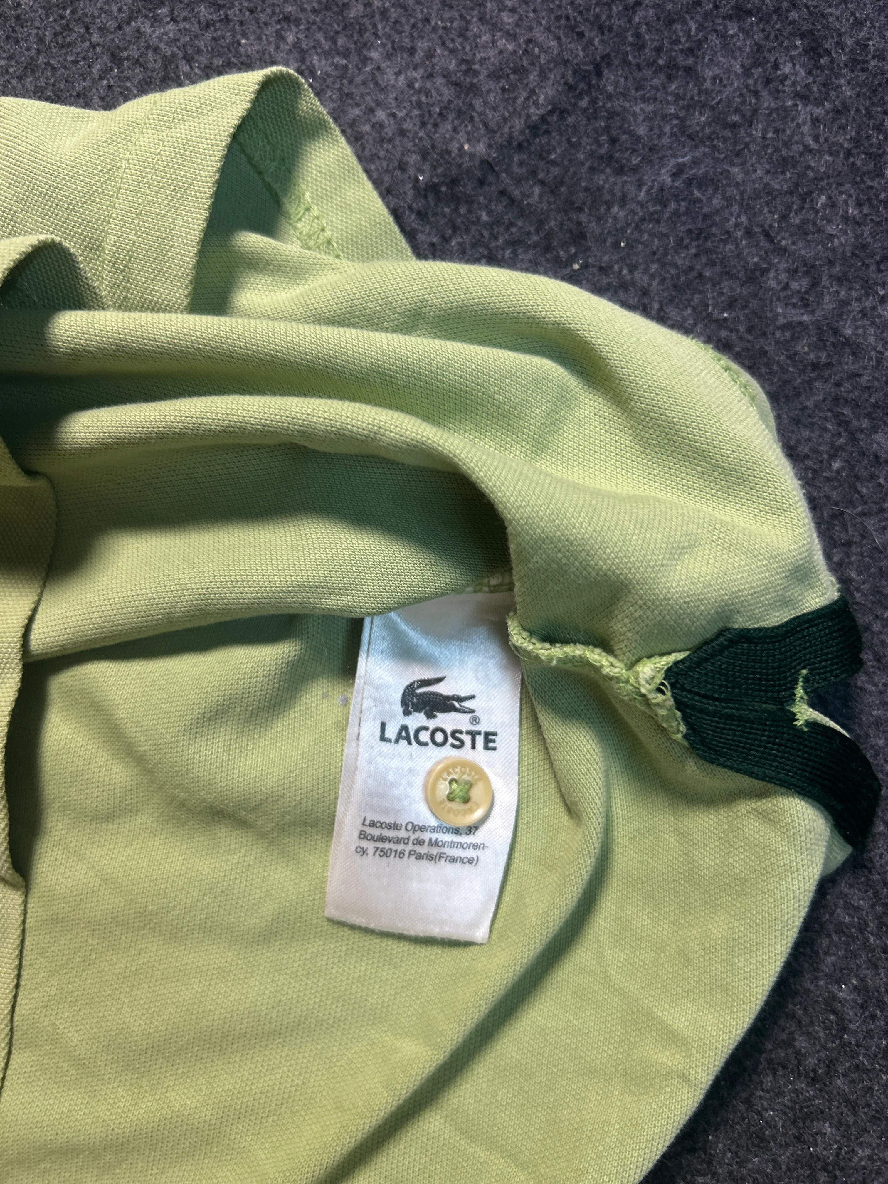Lacoste thrift polo shirt India back view