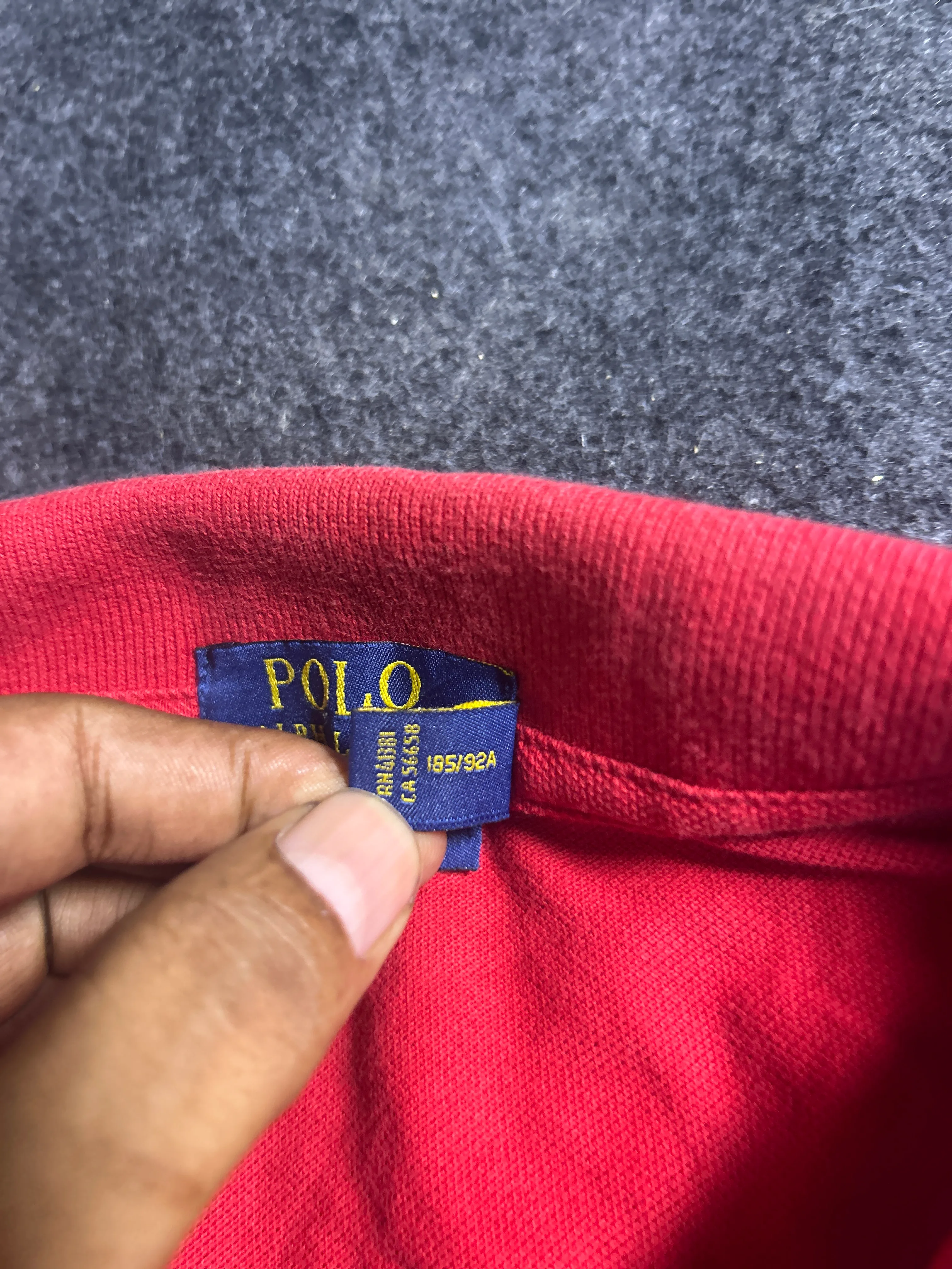 Ralph Lauren thrift polo shirt India back view