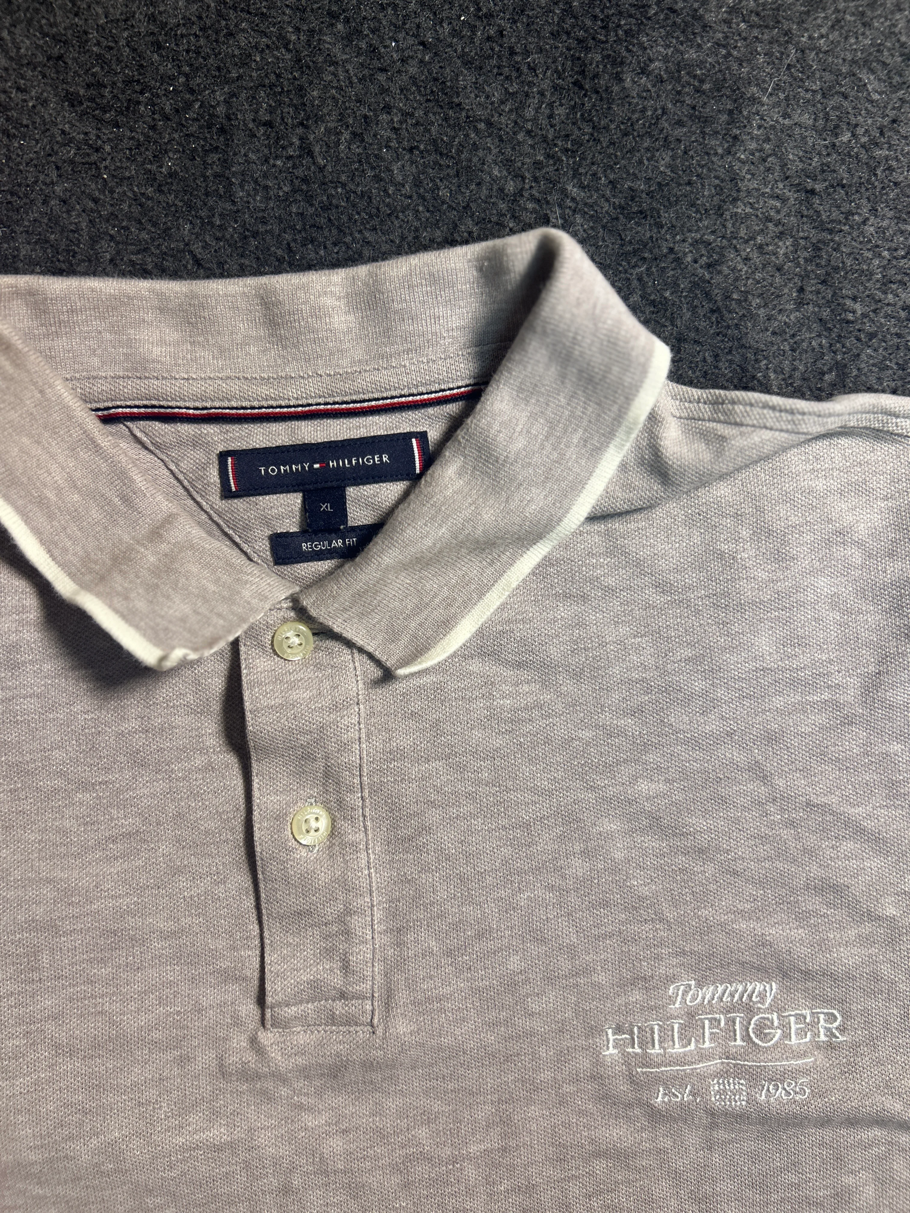 Tommy Hilfiger thrift polo shirt India close-up