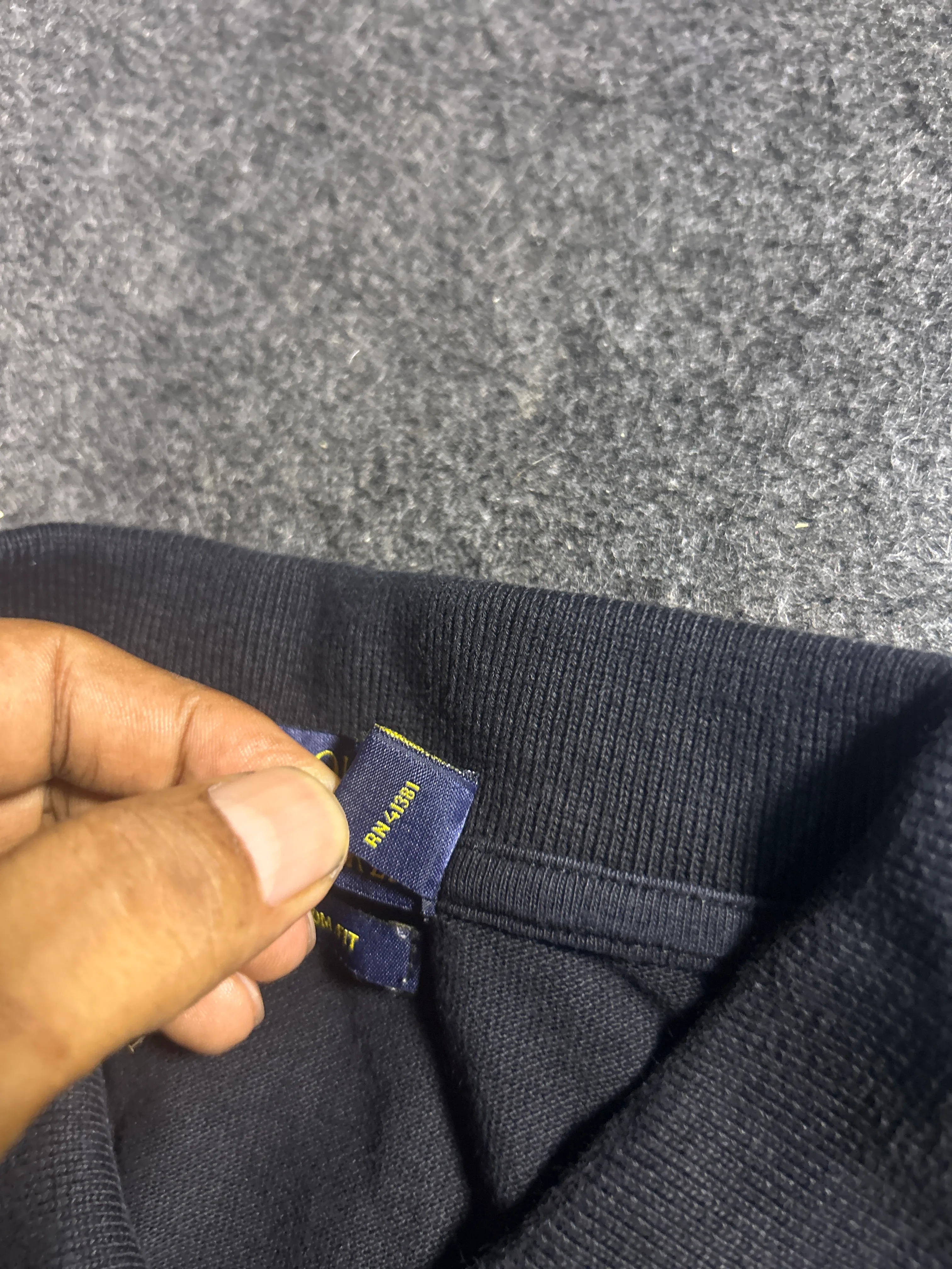 Ralph Lauren thrift polo shirt India back view