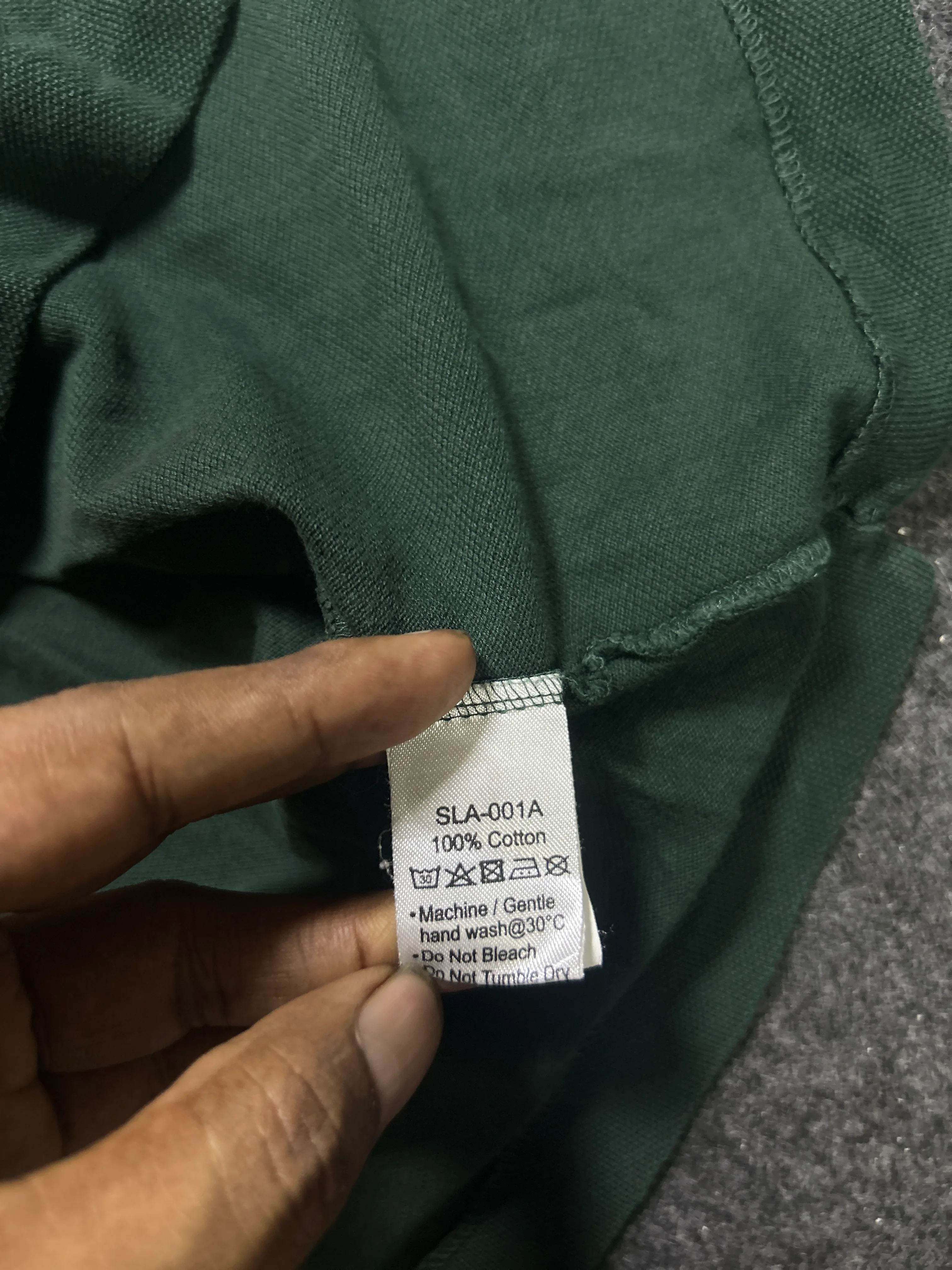 Lacoste thrift polo shirt India detail view