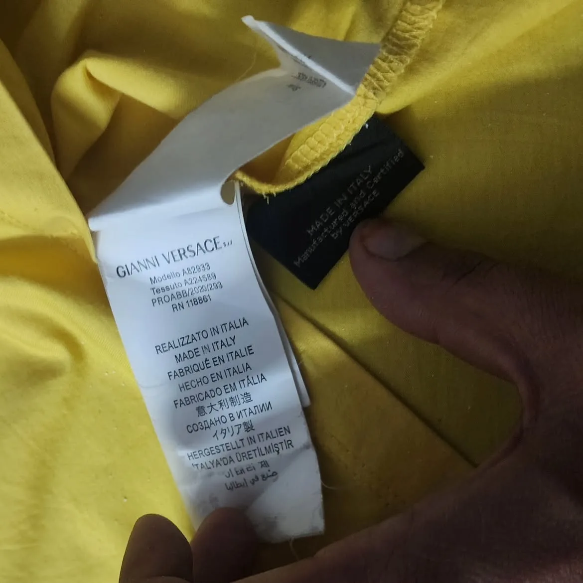 Branded thrift t-shirt India detail view