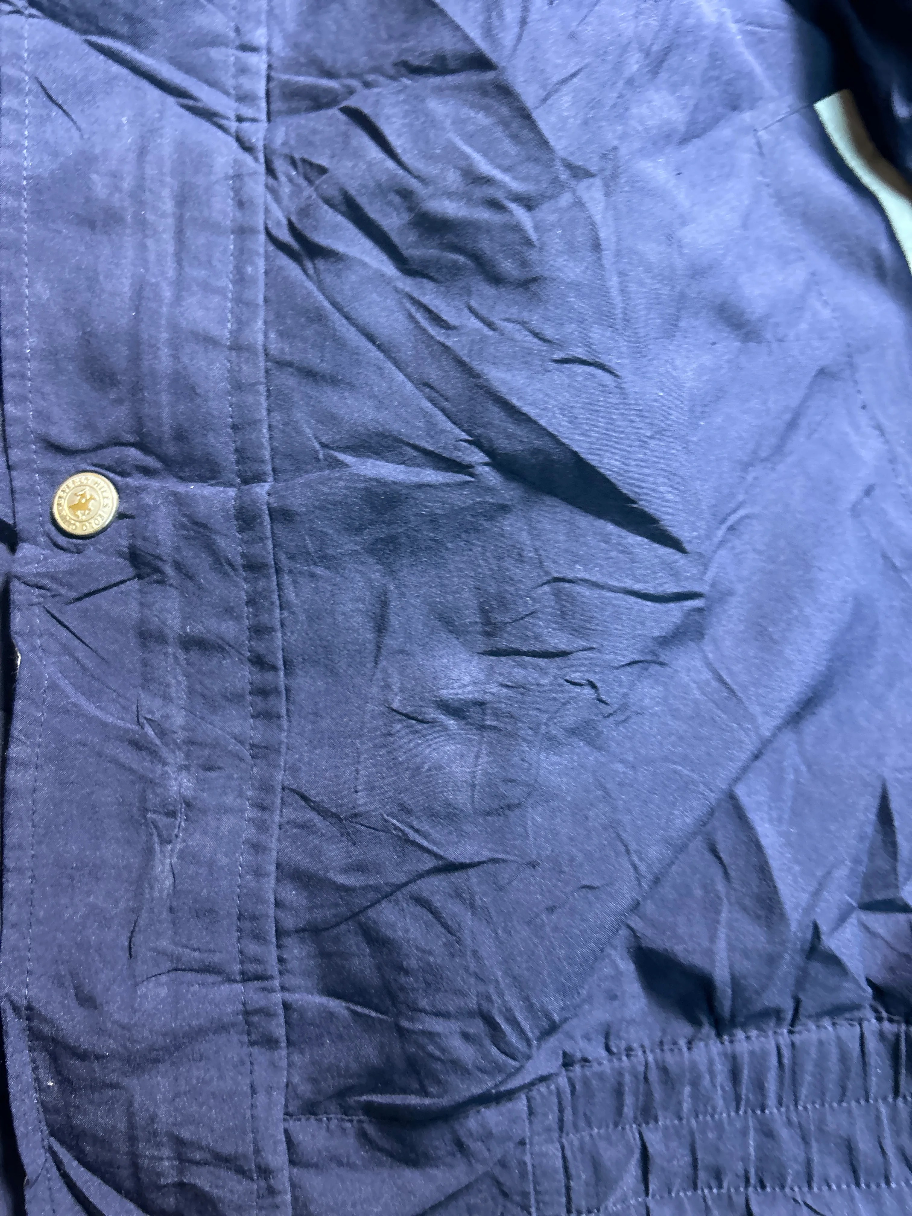 Beverly Hills Polo Club Navy Blue Lightweight Jacket – Size L