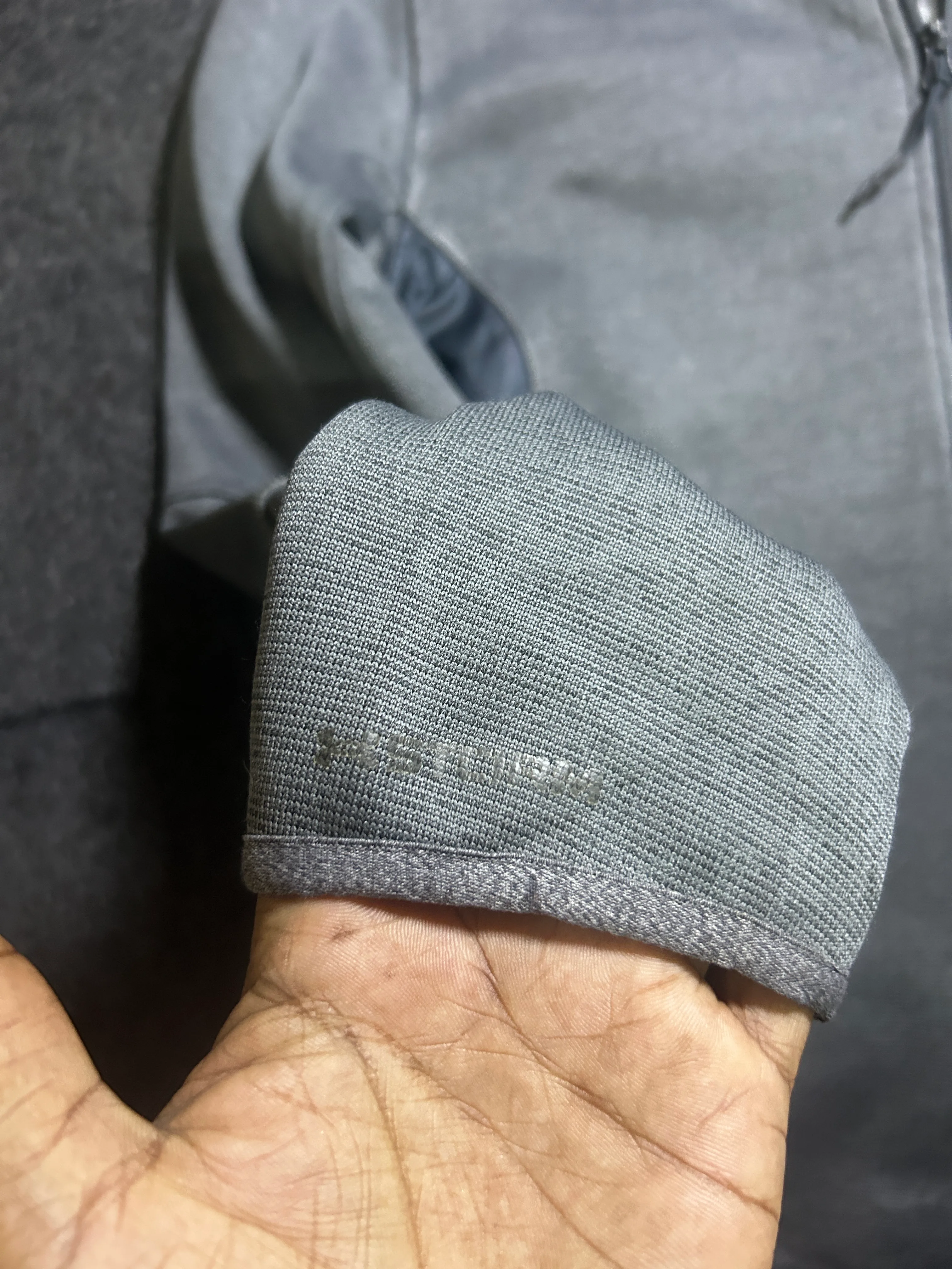 Under Armour ColdGear Grey Hooded Jacket with Fleece Interior L