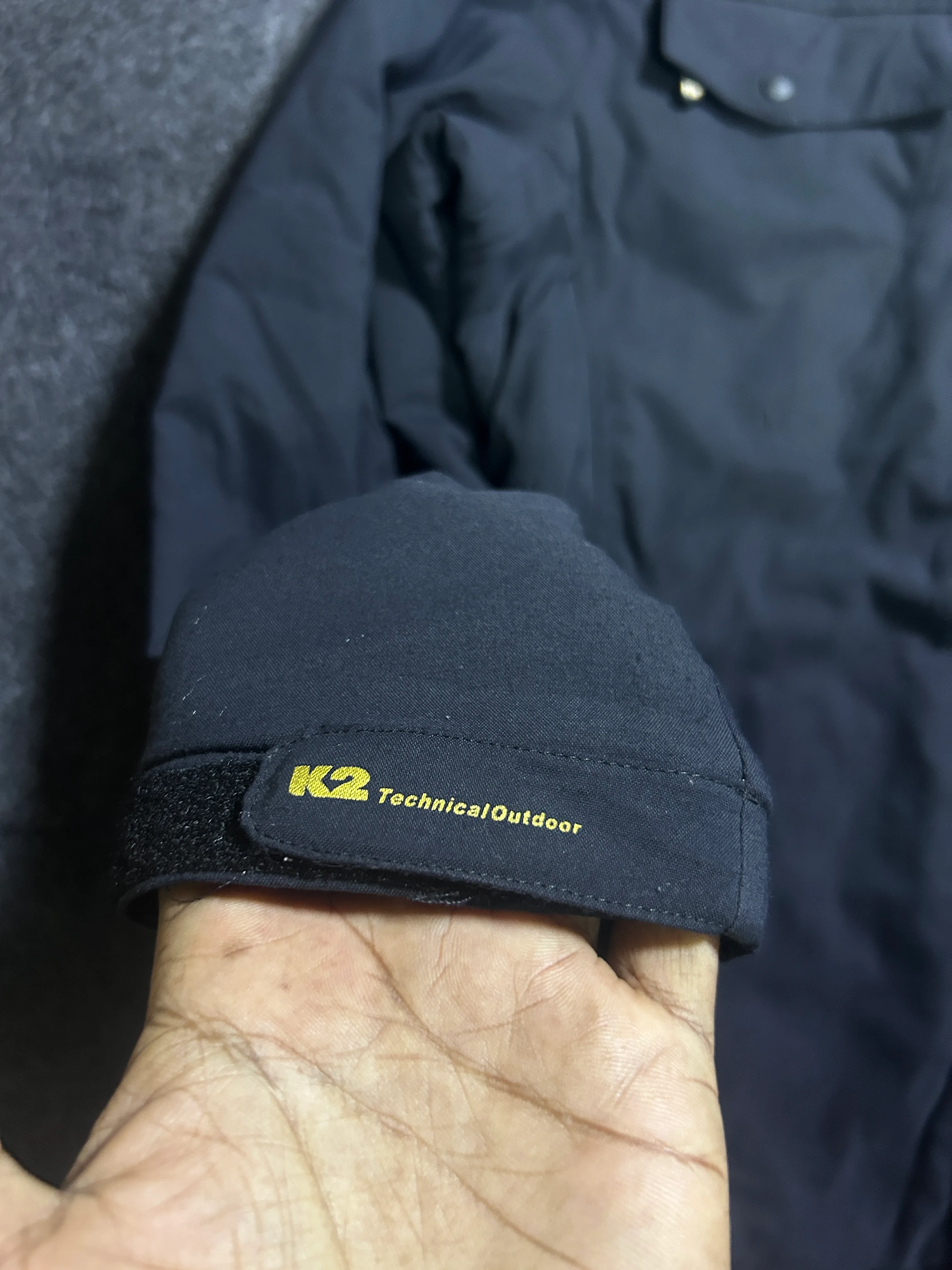 K2 Technical Outdoor Black Hooded Jacket – Size M