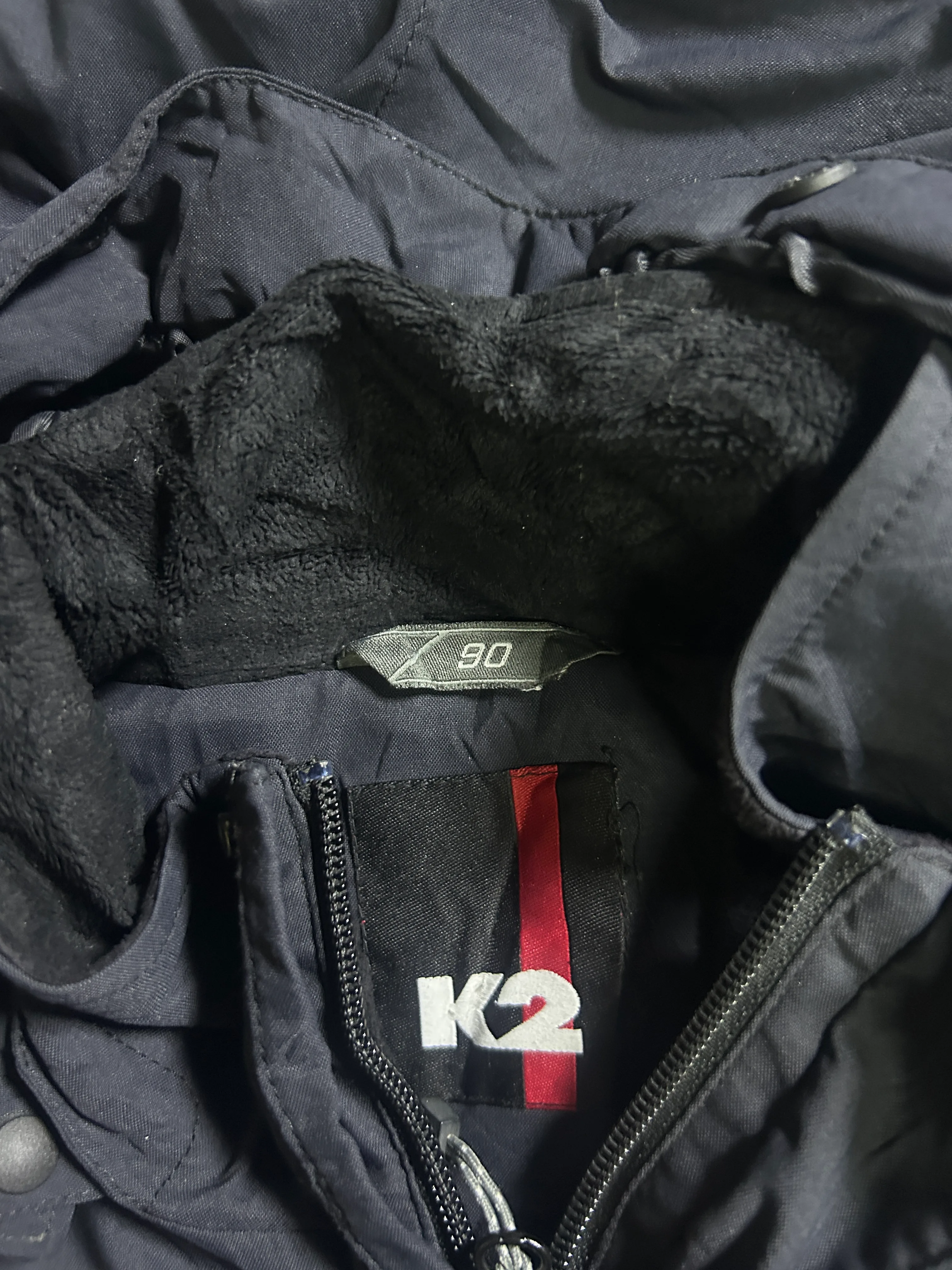 K2 Technical Outdoor Black Hooded Jacket – Size M