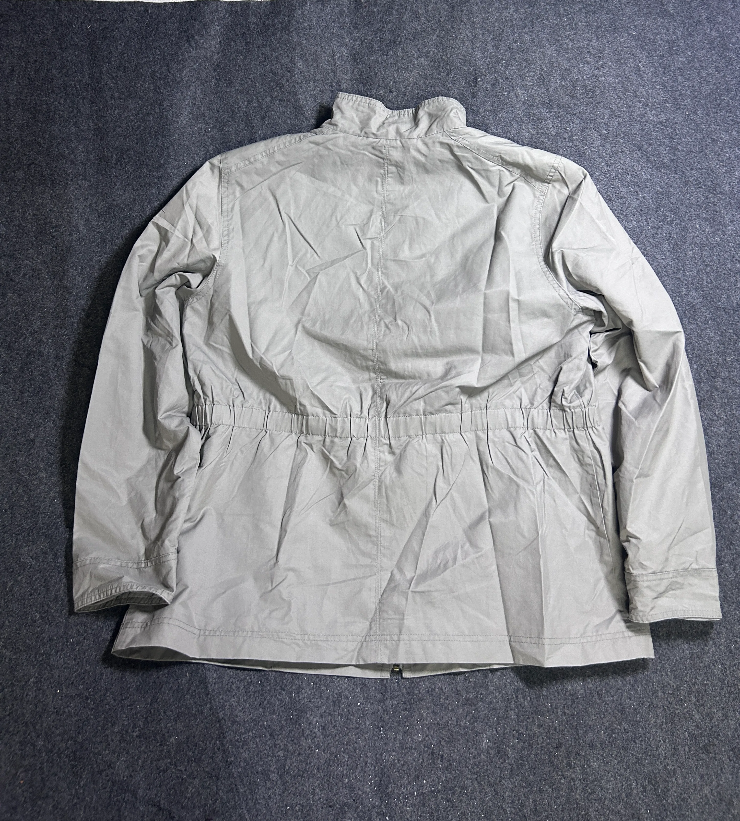 Tommy Hilfiger Grey Parka Jacket  Vintage Utility Style