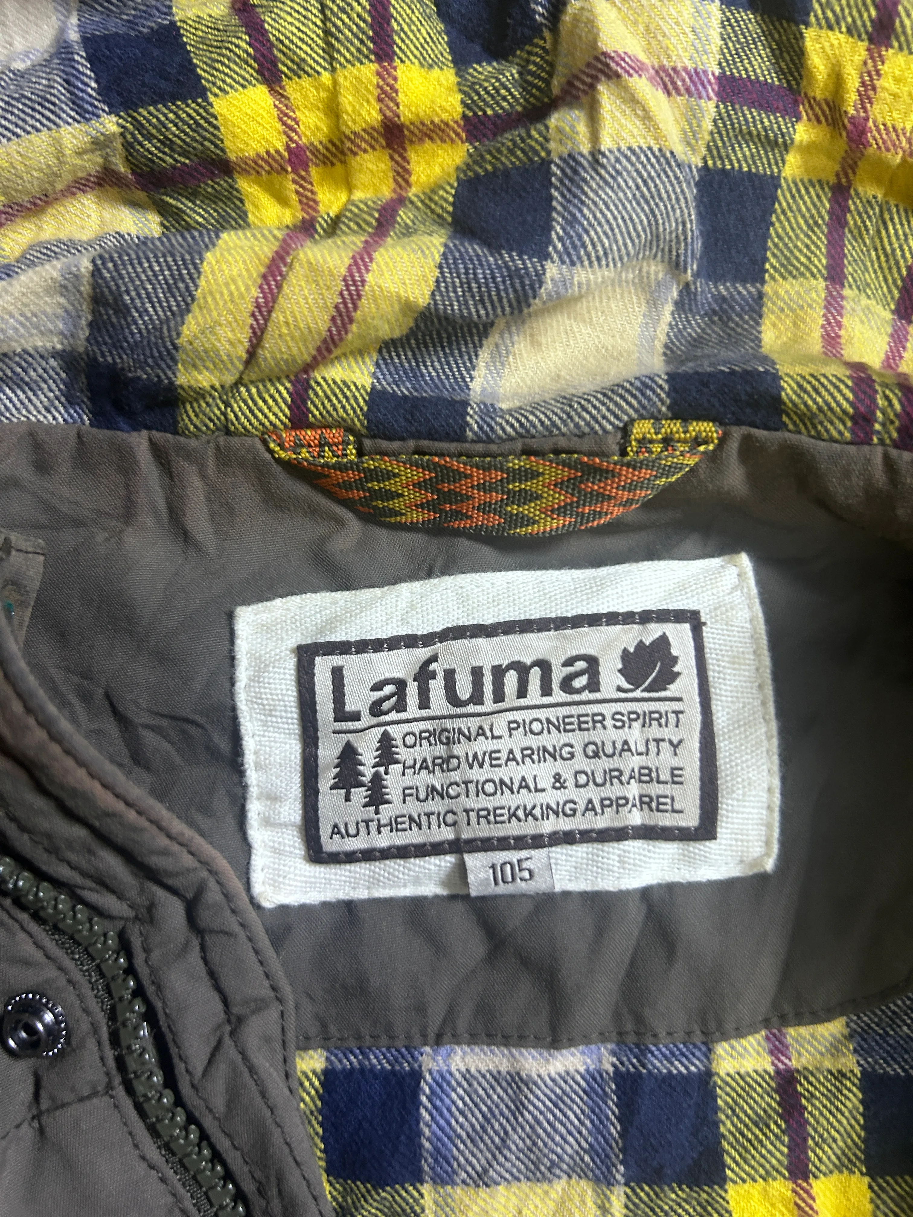 Lafuma Outdoor Trekking Parka Jacket – Olive Green & Lime XL