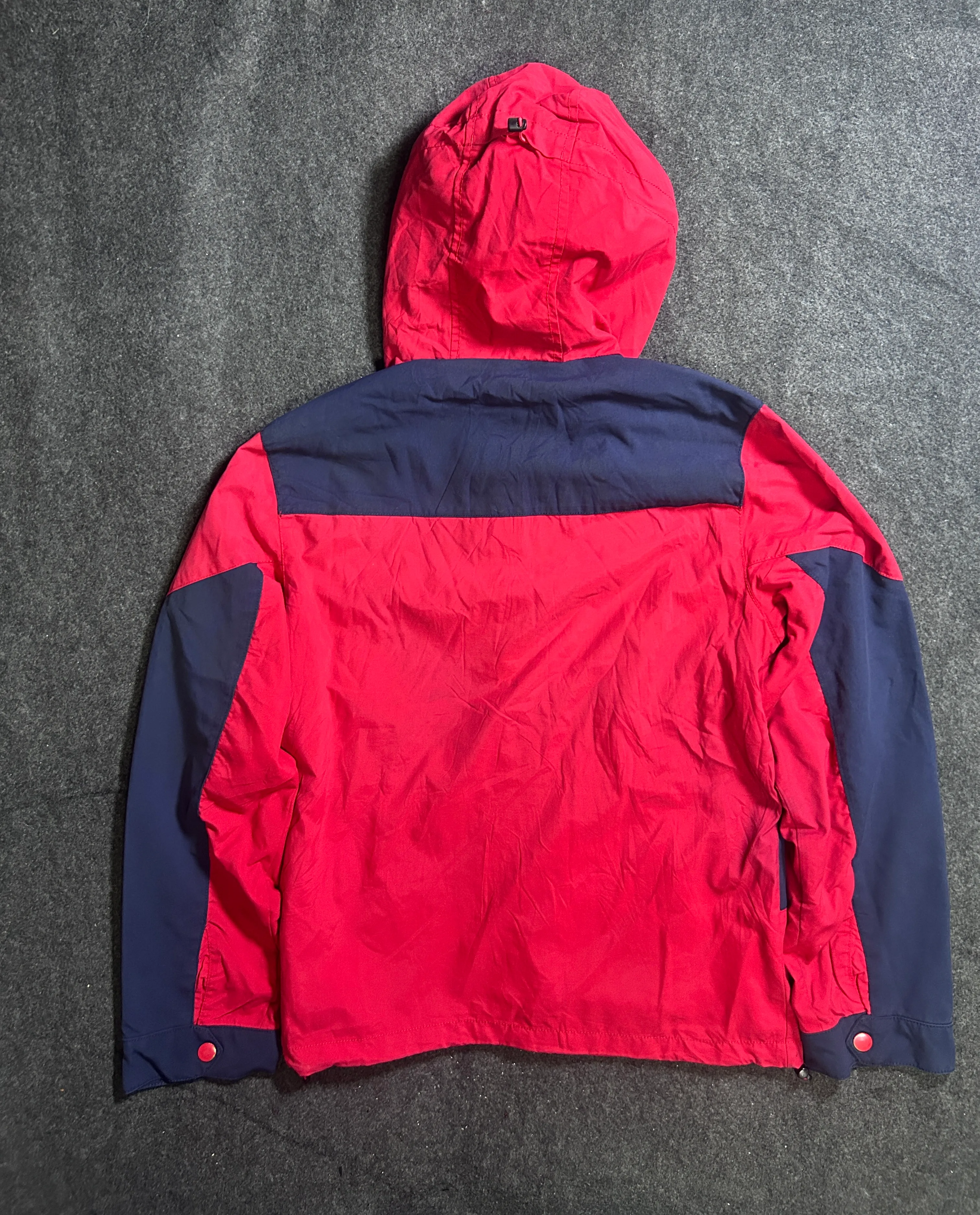 GAP Red & Navy Blue Lightweight Hooded Jacket L