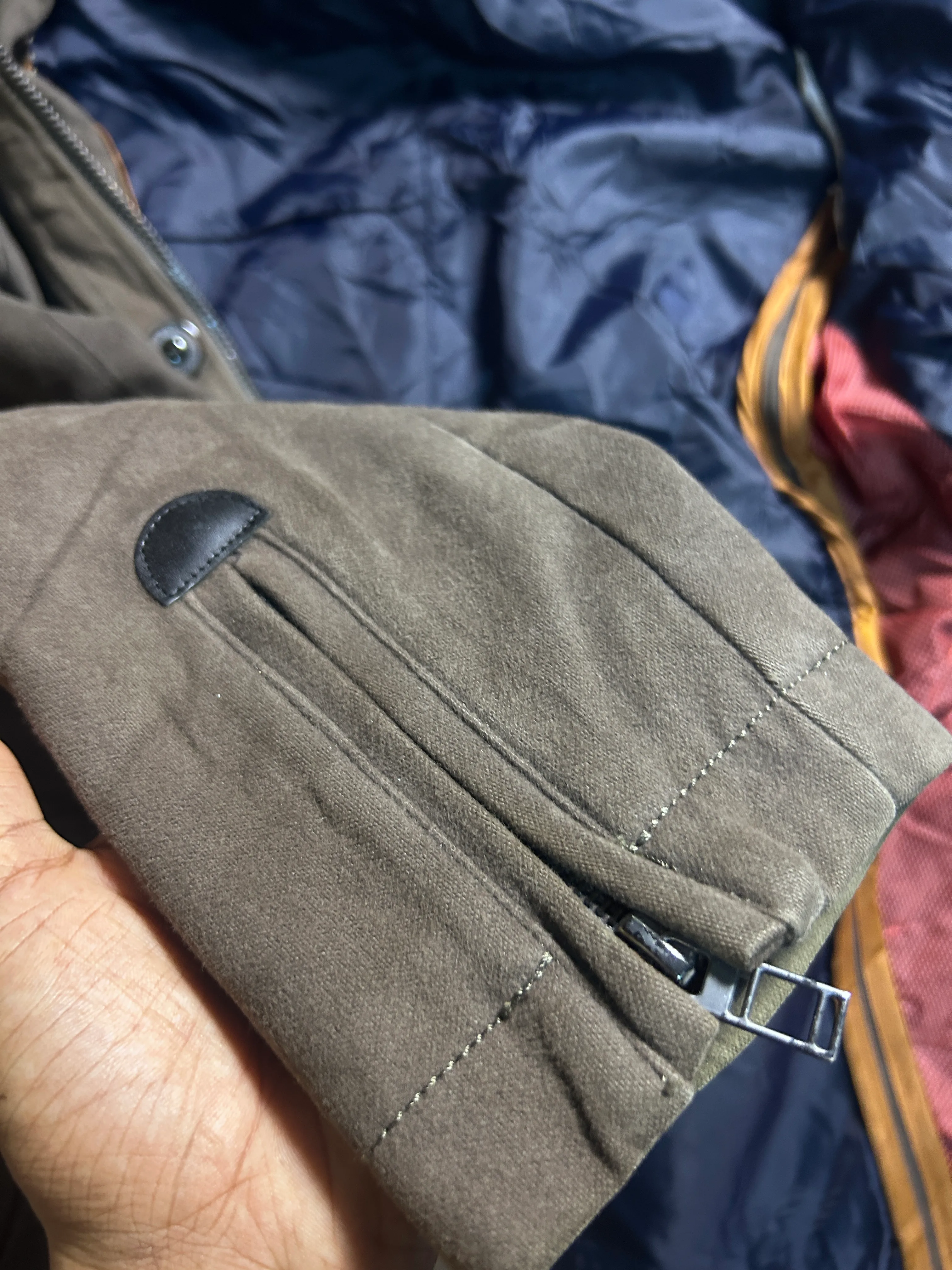 Zara Man Olive Green Hooded Parka Jacket – Cotton Outerwear
