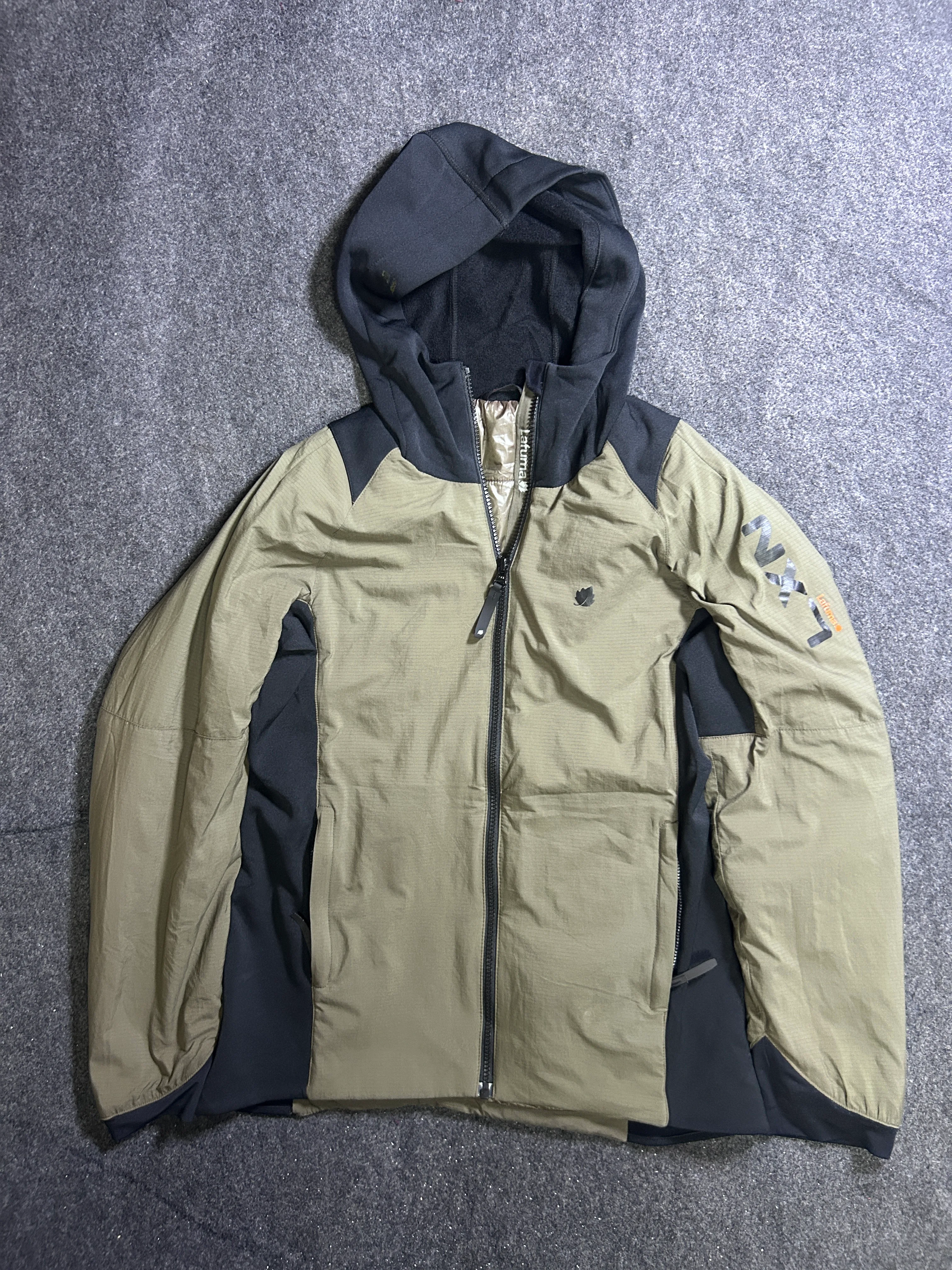 Lafuma Reversible PrimaLoft Hooded Jacket – Olive Green & Black Outdoor Wear M
