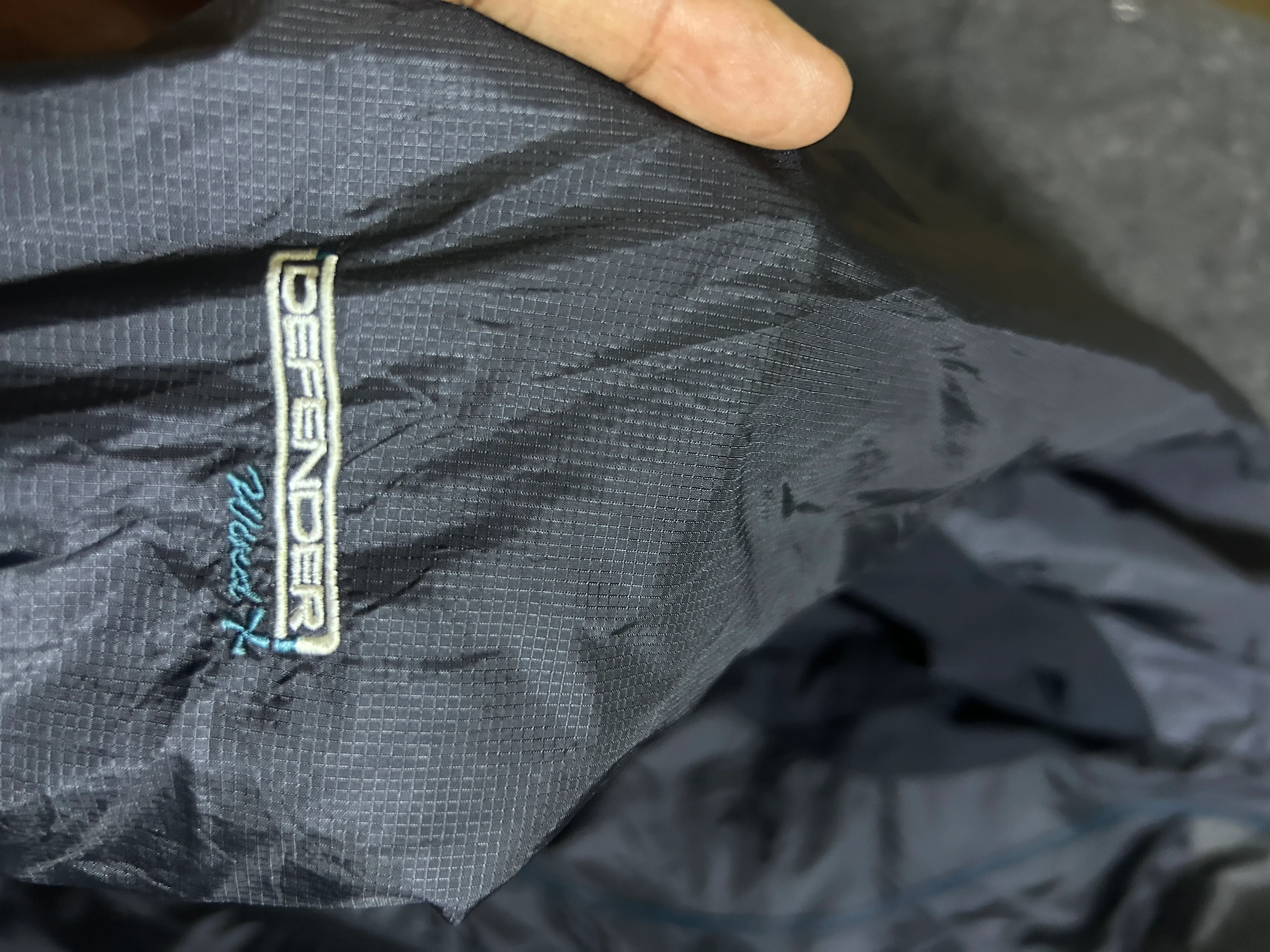 EIDER Mountain X Windbreaker Jacket – Grey & Navy Outdoor Sportswear