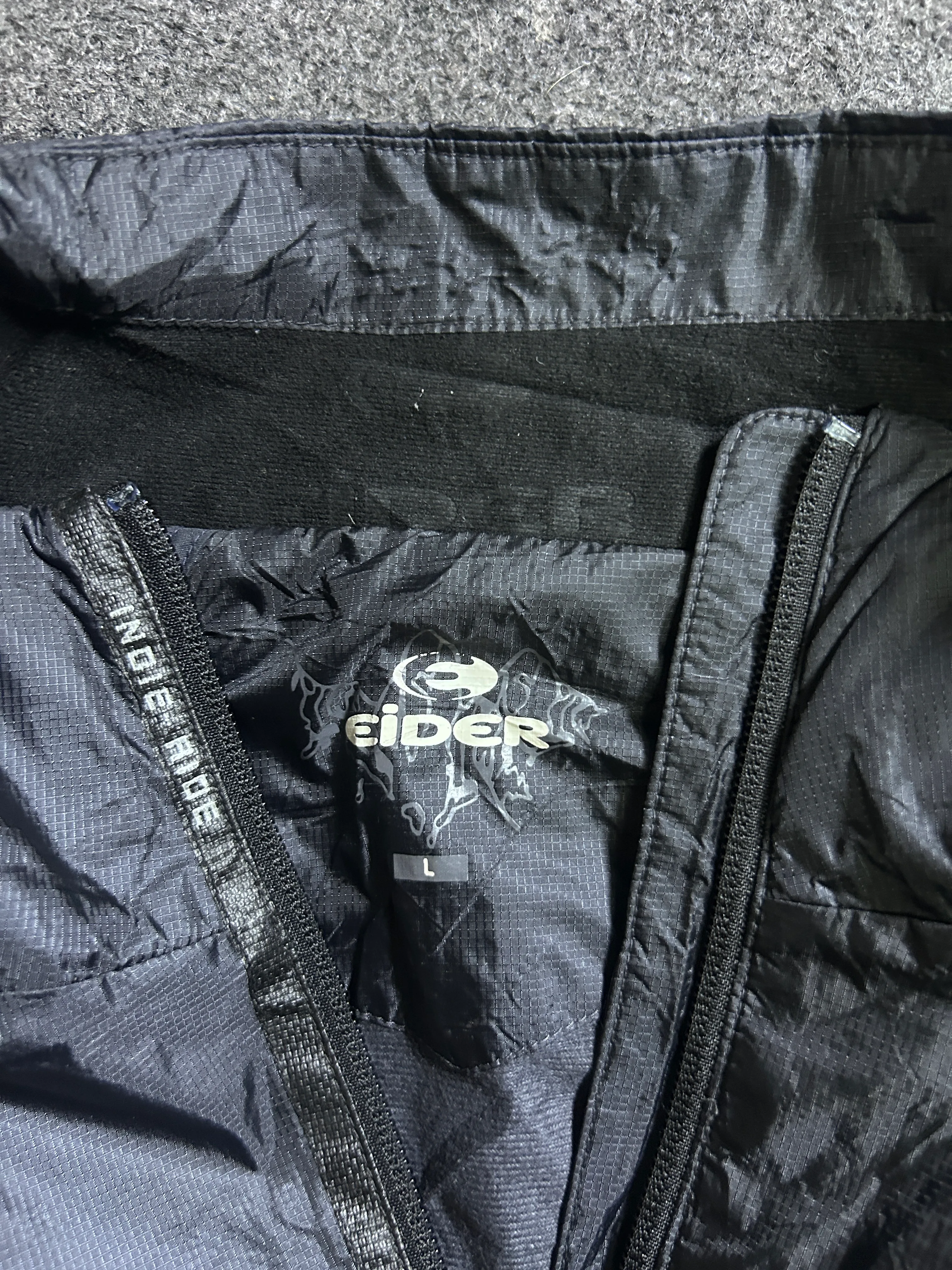 EIDER Mountain X Windbreaker Jacket – Grey & Navy Outdoor Sportswear