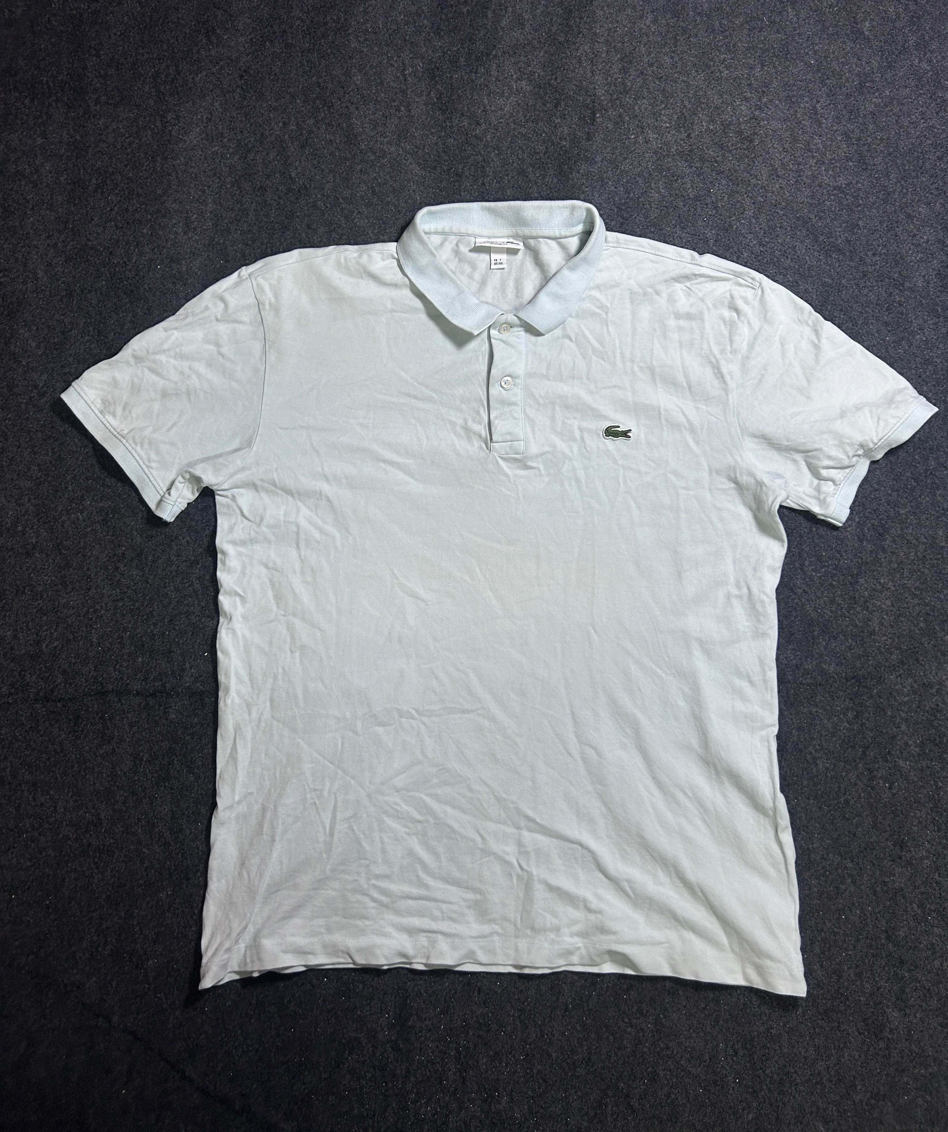 Lacoste Men’s Light Sky Blue Regular Fit Polo T-Shirt
