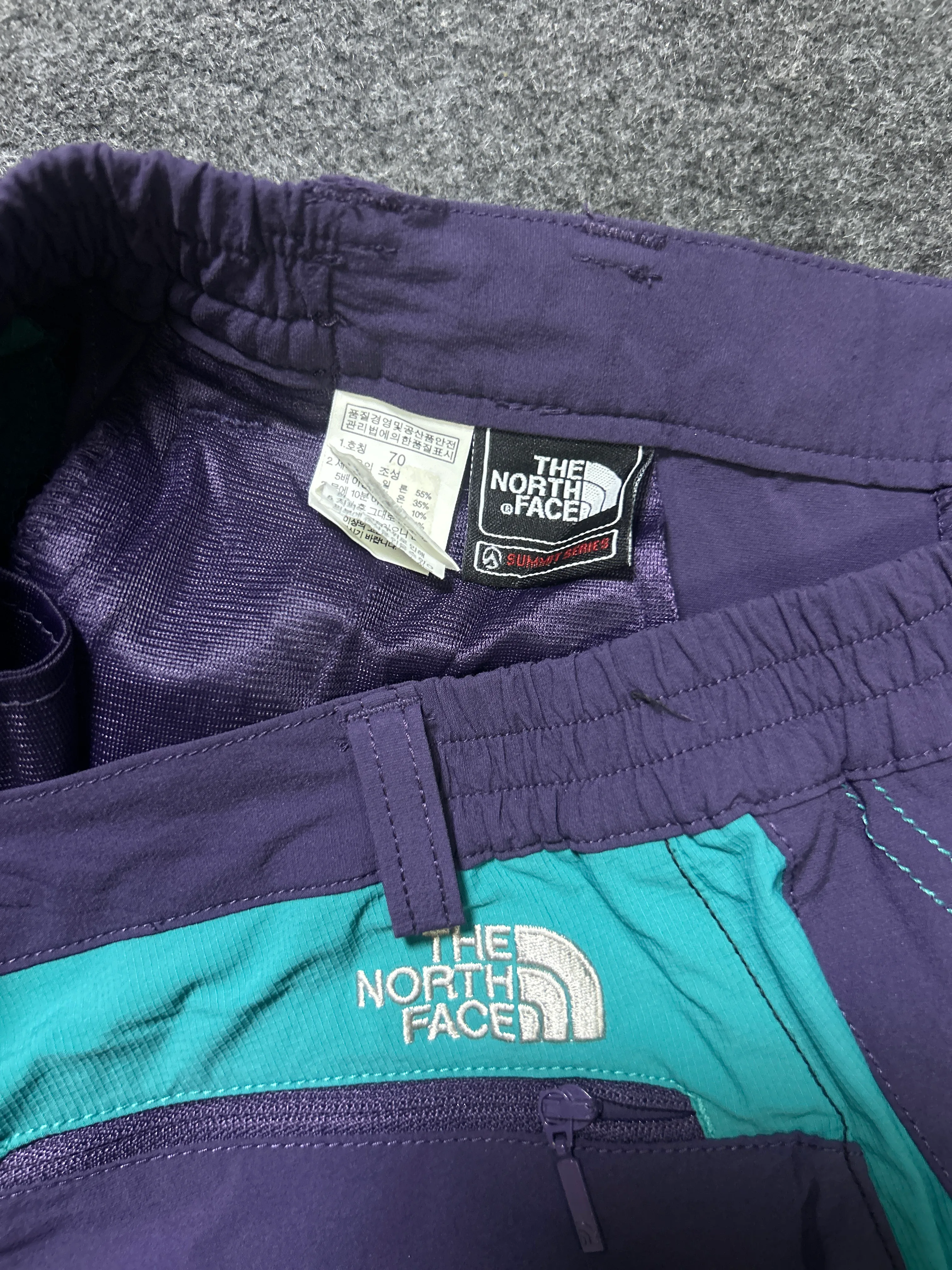 The North Face Summit Series Purple Color-Block Outdoor Track Pant S