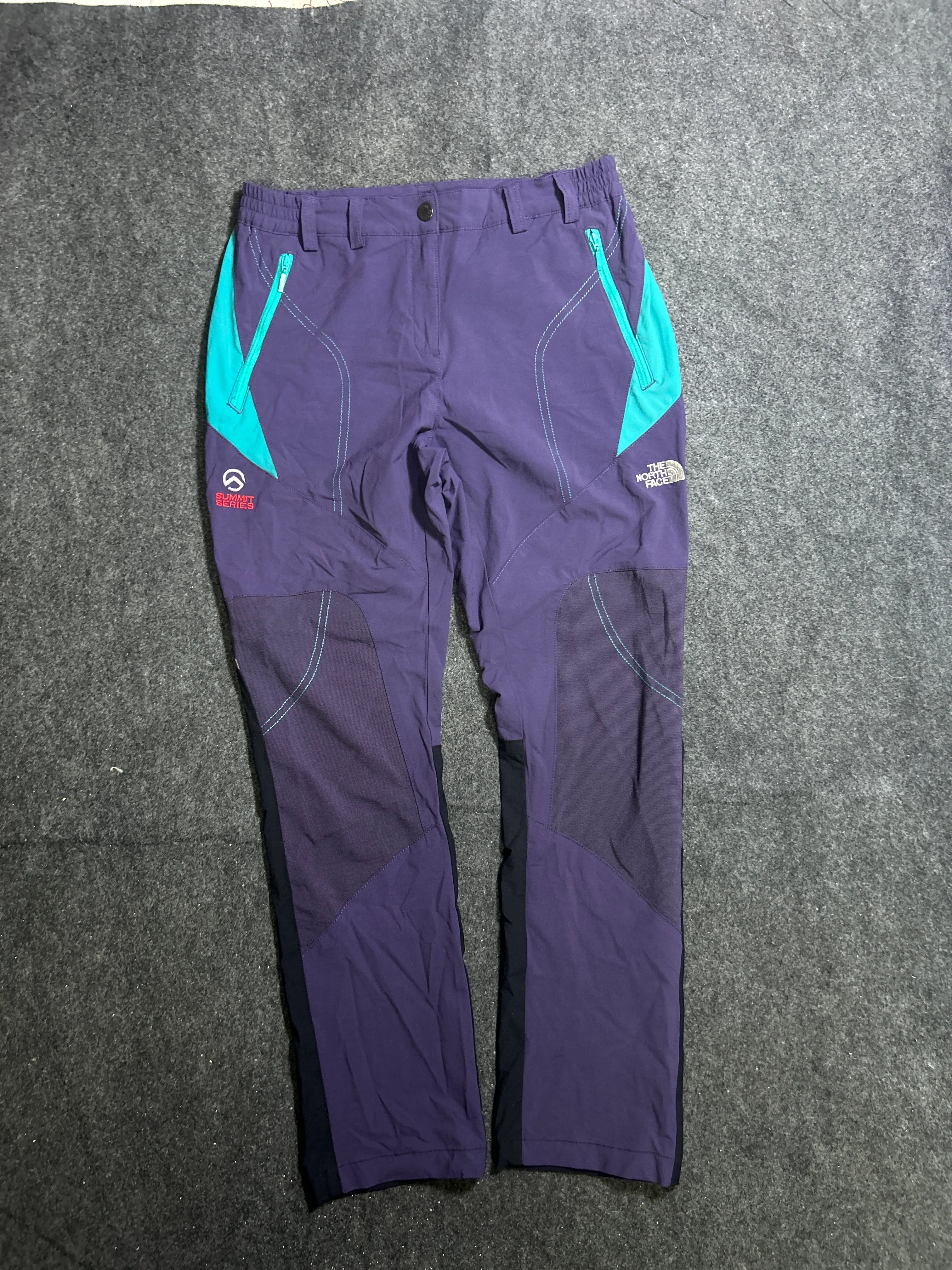 The North Face Summit Series Purple Color-Block Outdoor Track Pant S