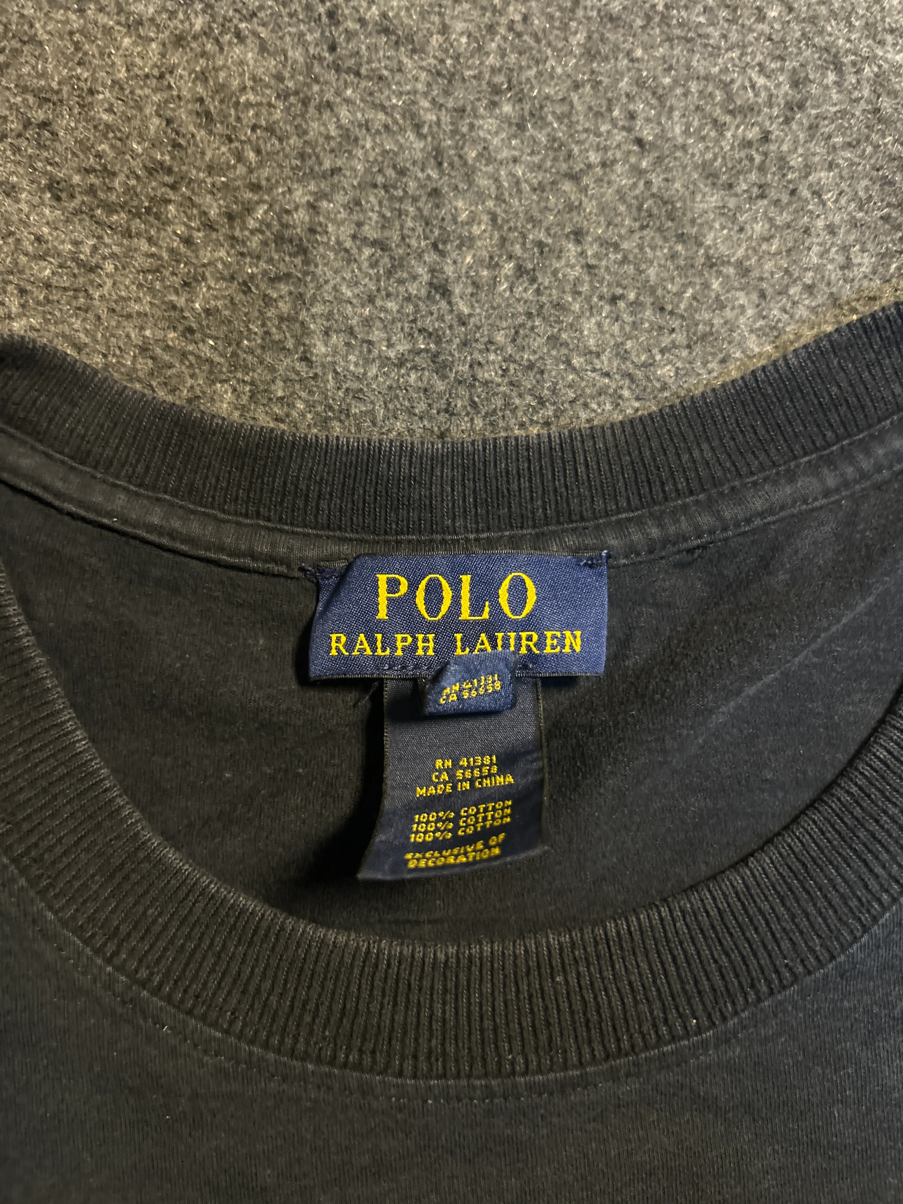 Polo Ralph Lauren 1927 Black Graphic T-Shirt M
