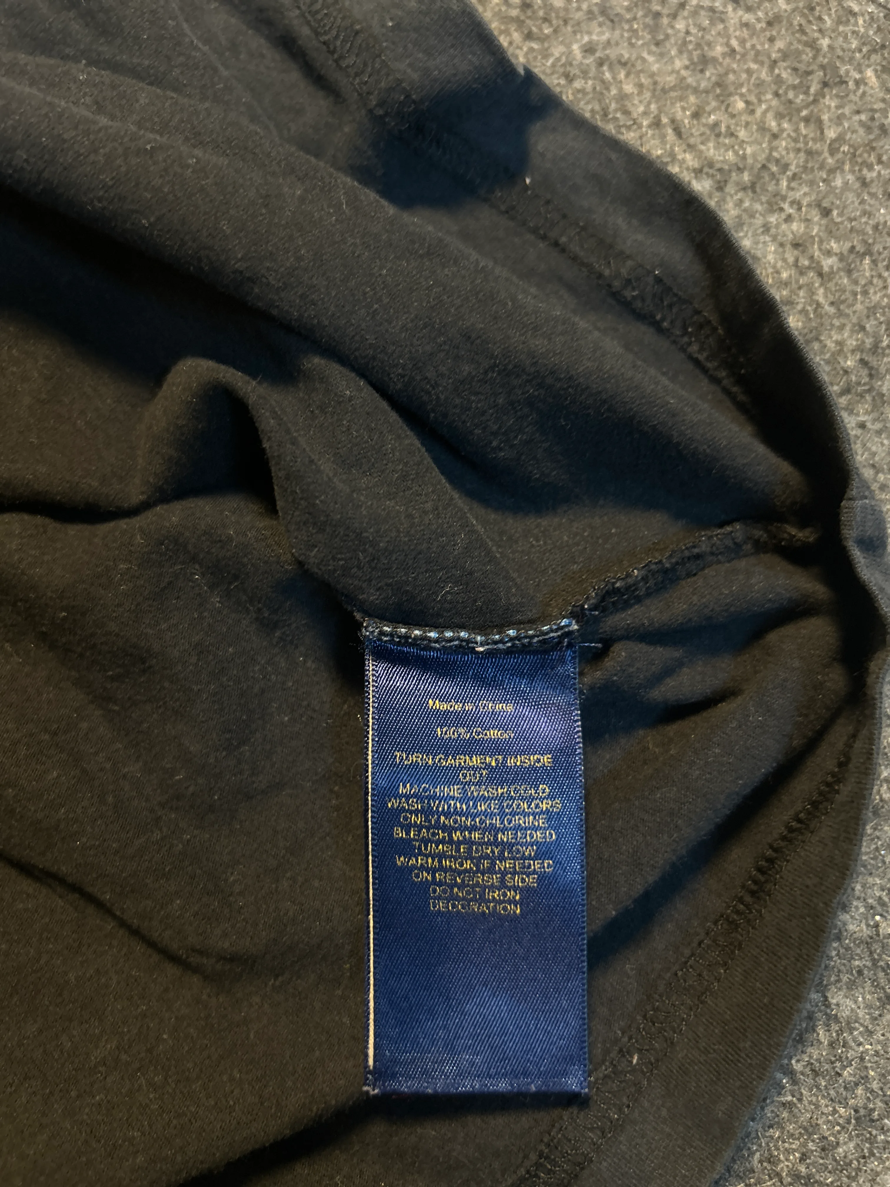 Polo Ralph Lauren 1927 Black Graphic T-Shirt M