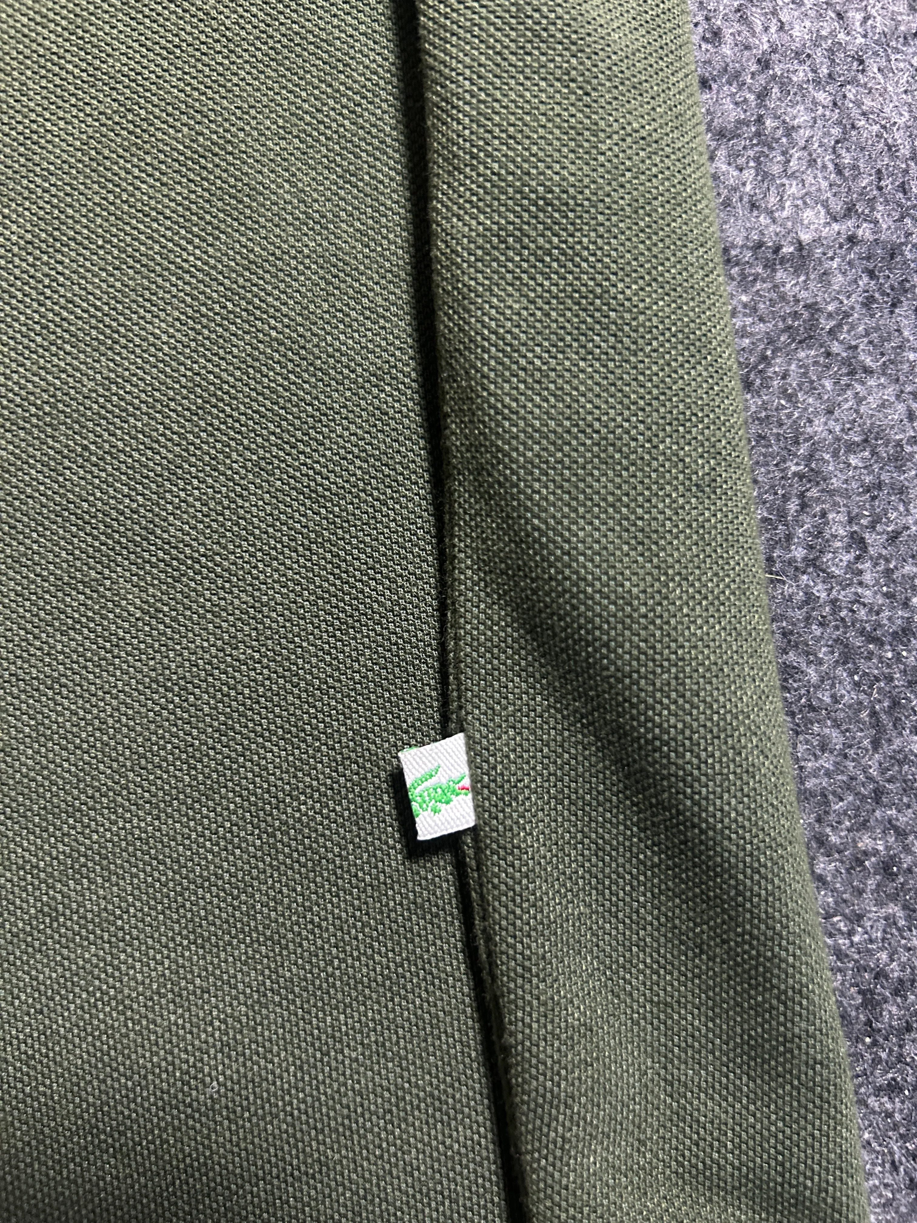 Lacoste Men’s Olive Green Classic Logo Polo T-Shirt – Size M
