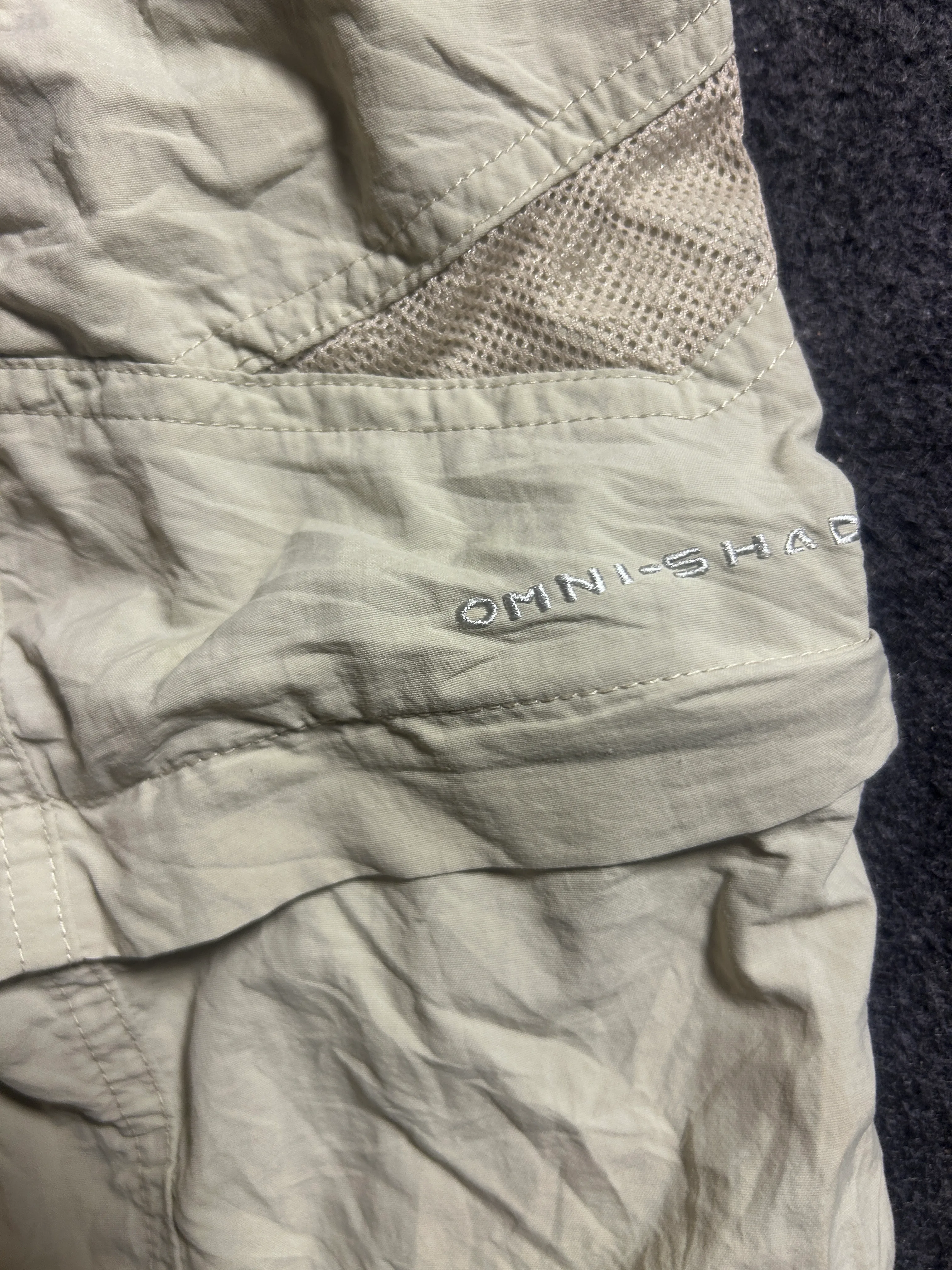 Columbia PFG Convertible Cargo Pants – Omni-Shade Lightweight Outdoor Trousers M
