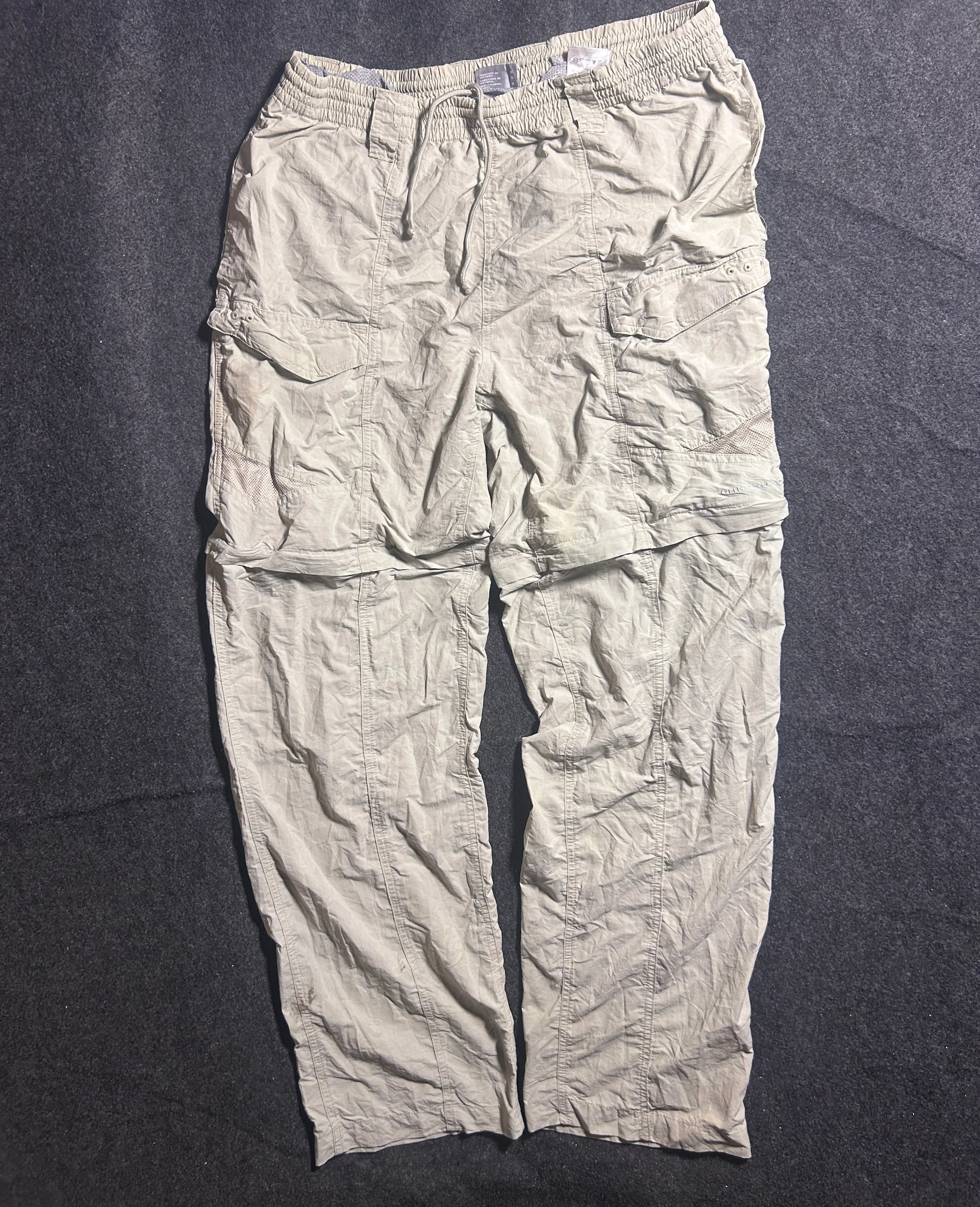 Columbia PFG Convertible Cargo Pants – Omni-Shade Lightweight Outdoor Trousers M
