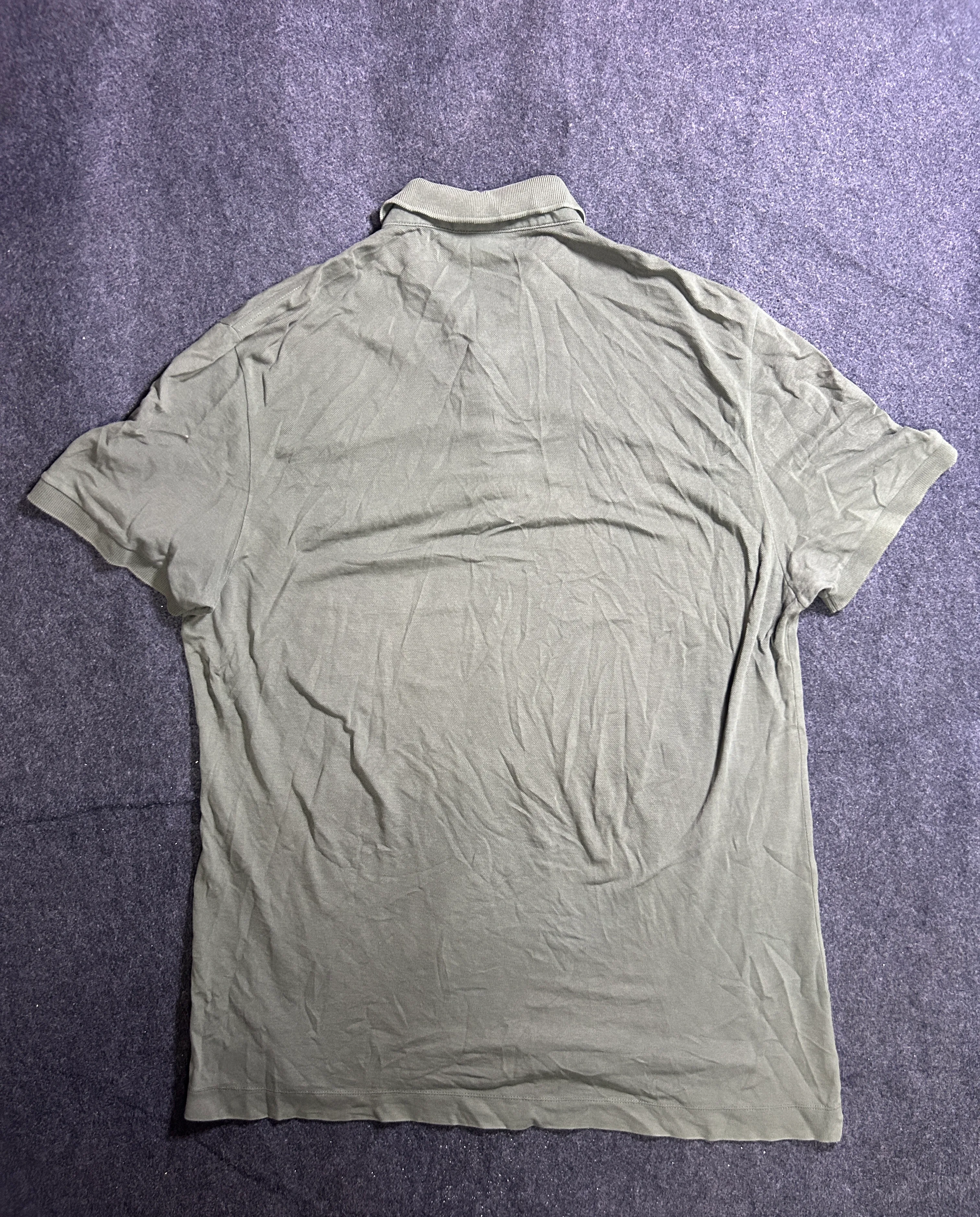 Lacoste Regular Fit Short-Sleeve Piqué Polo T-Shirt – Sage Green / Olive (US XL / FR 6)