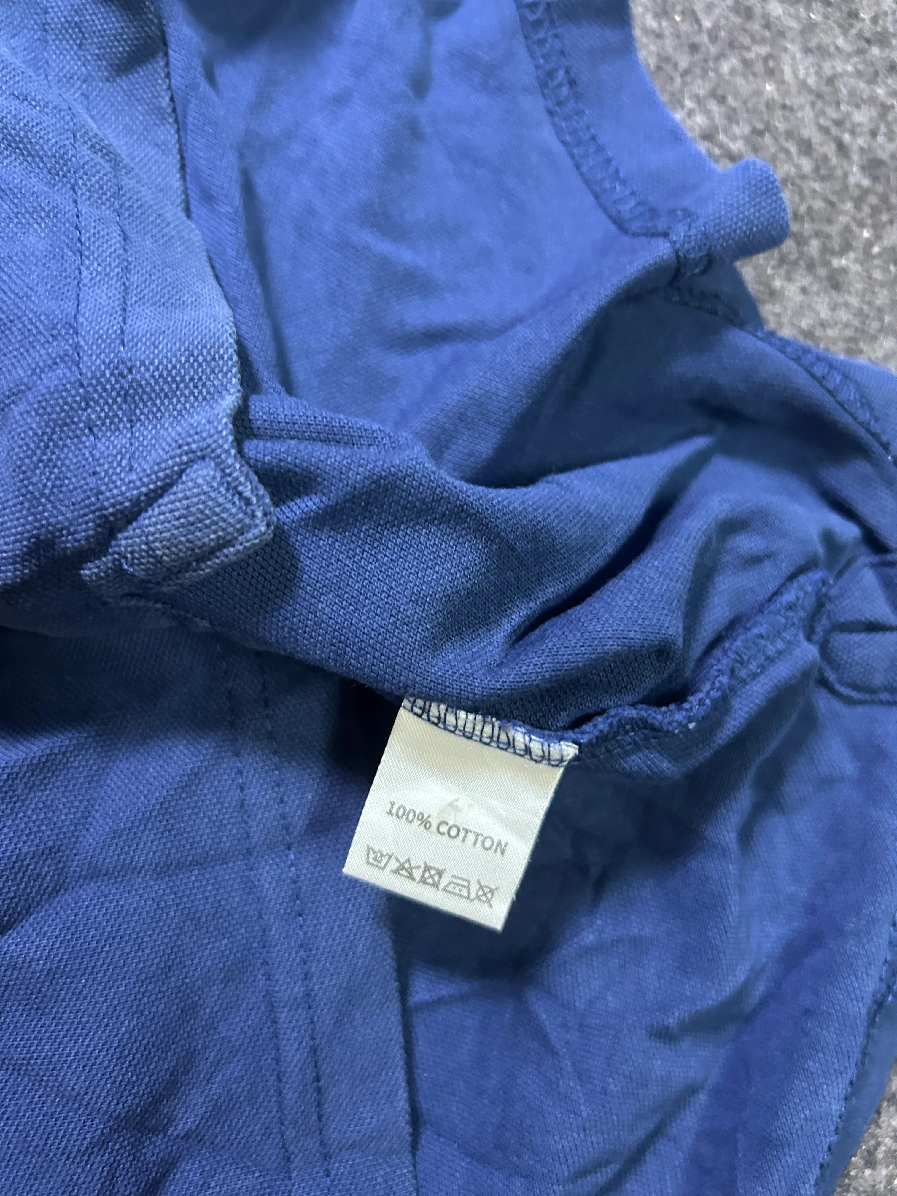 Lacoste Regular Fit Tonal Crocodile Logo Polo Shirt – Royal Blue (US M / FR 4) M