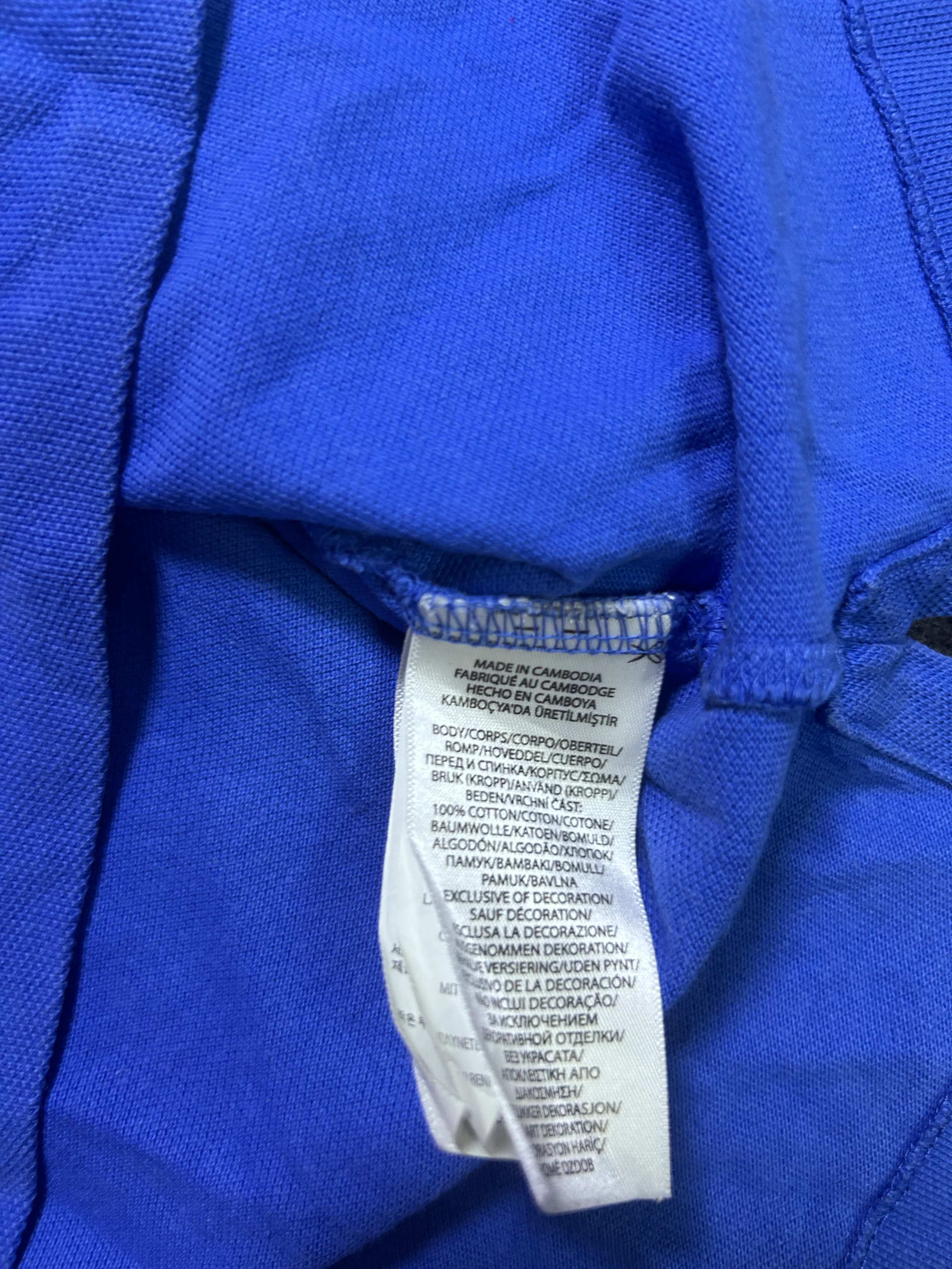 Polo Ralph Lauren Men's Royal Blue Custom Slim Fit Polo Shirt (Size XL)