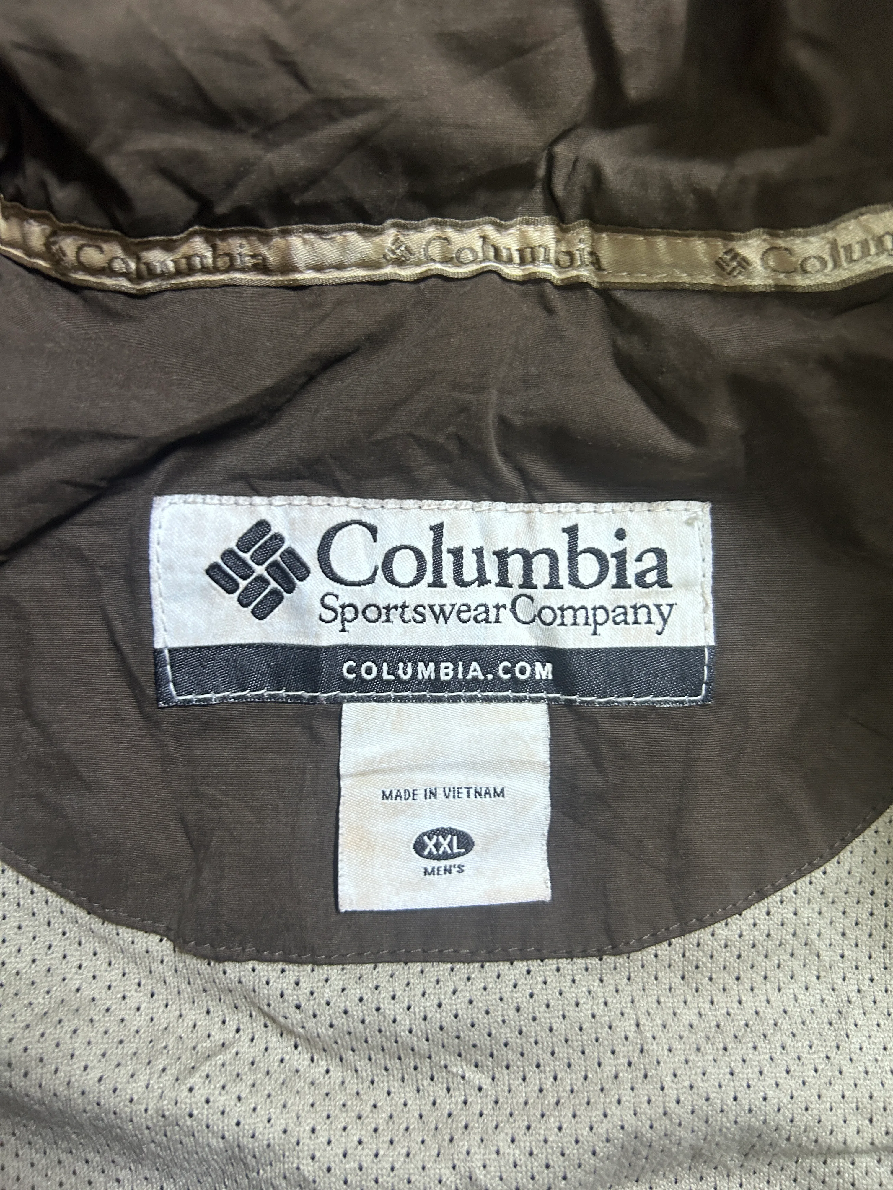 Columbia Sportswear Men's Lightweight Mesh-Lined Windbreaker Jacket - Brown (XXL)