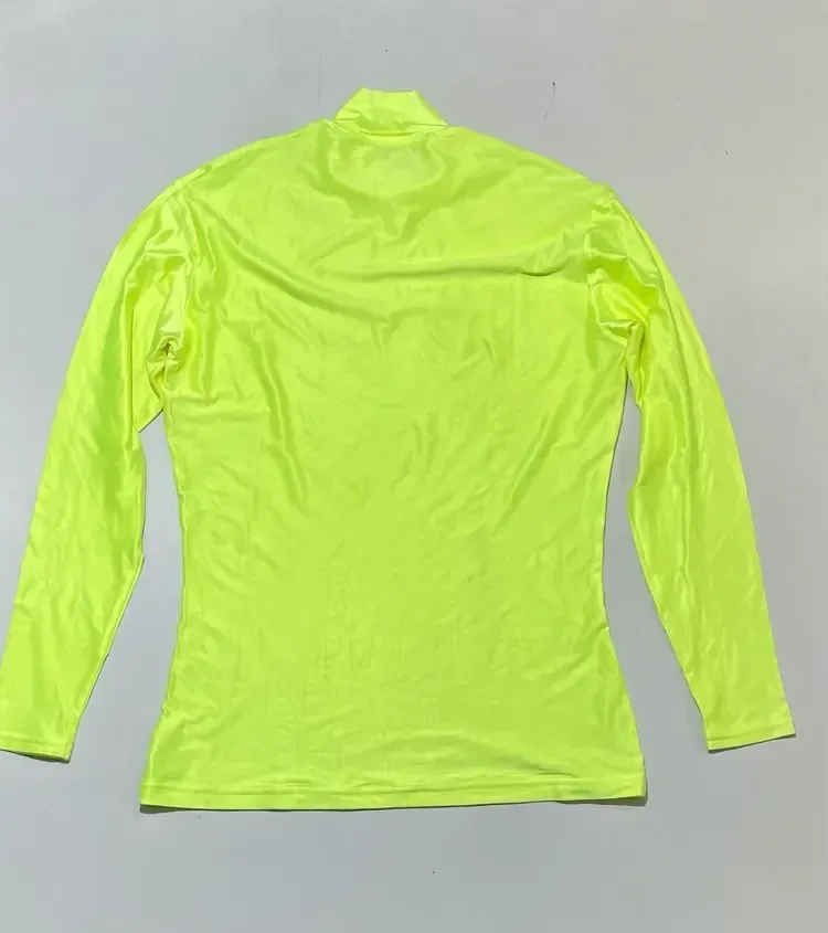 Mizuno High Neck Quick Dry Full Sleeve Gym Tshirt S