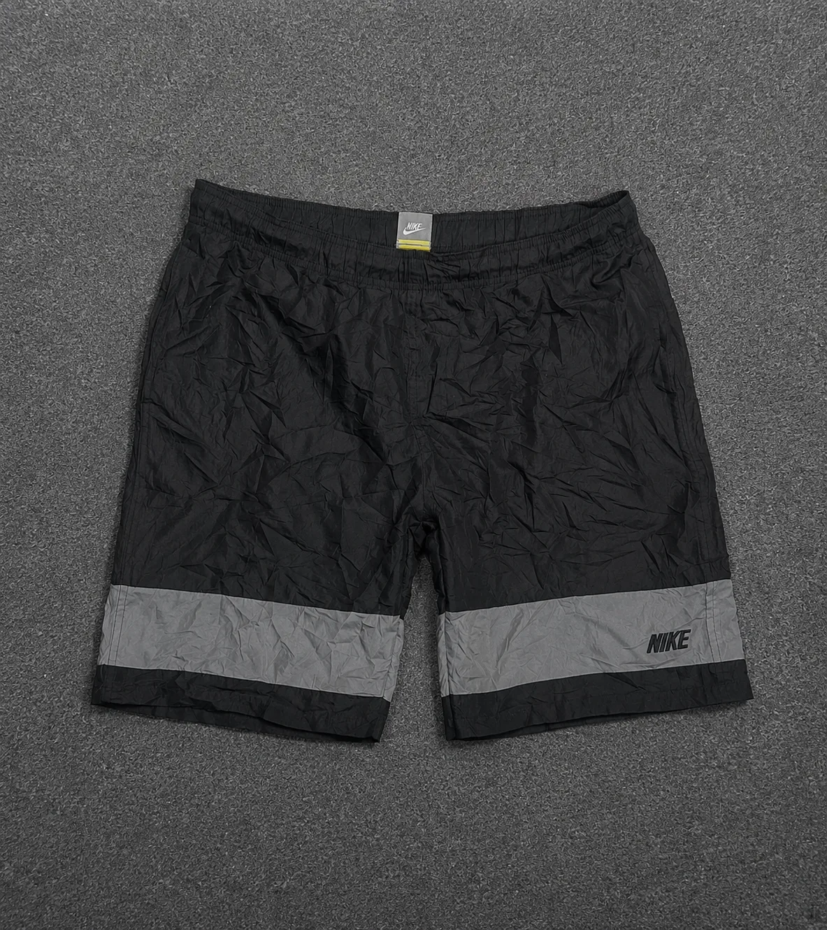Nike Vintage Black Swim Shorts for Men | Size L