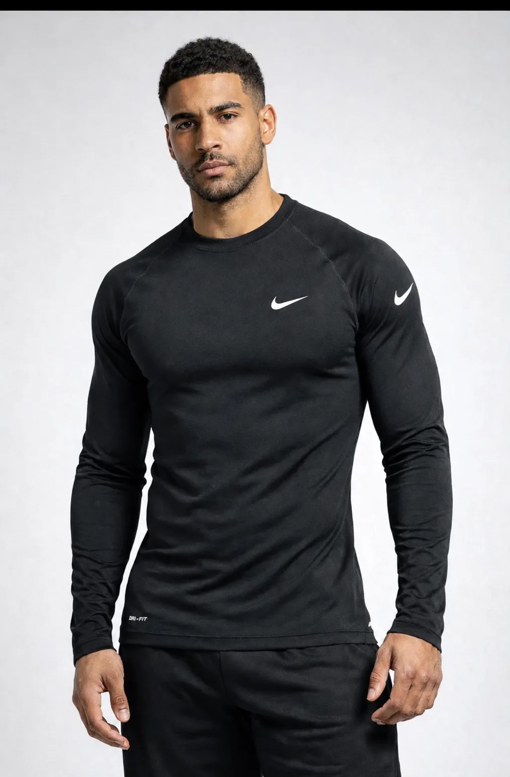 Nike Pro Combat Dri-FIT Compression Long Sleeve Black | S
