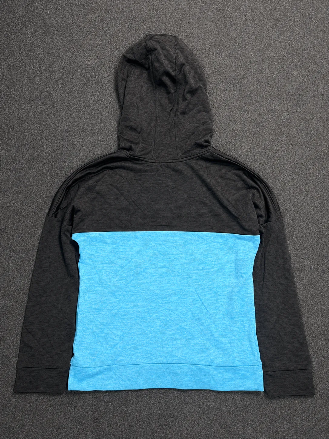 Adidas Performance Hoodie Black Blue | Athletic Training Hoodie | M