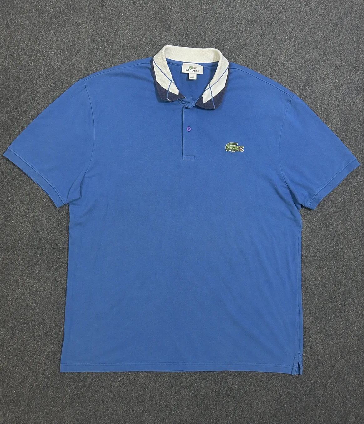 Lacoste Regular Fit Blue Polo T-Shirt | Classic Cotton