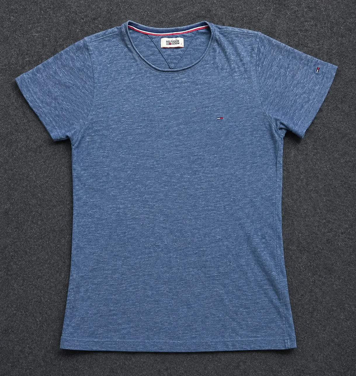 Tommy Hilfiger Denim Women’s Grey Melange T-Shirt – Size M