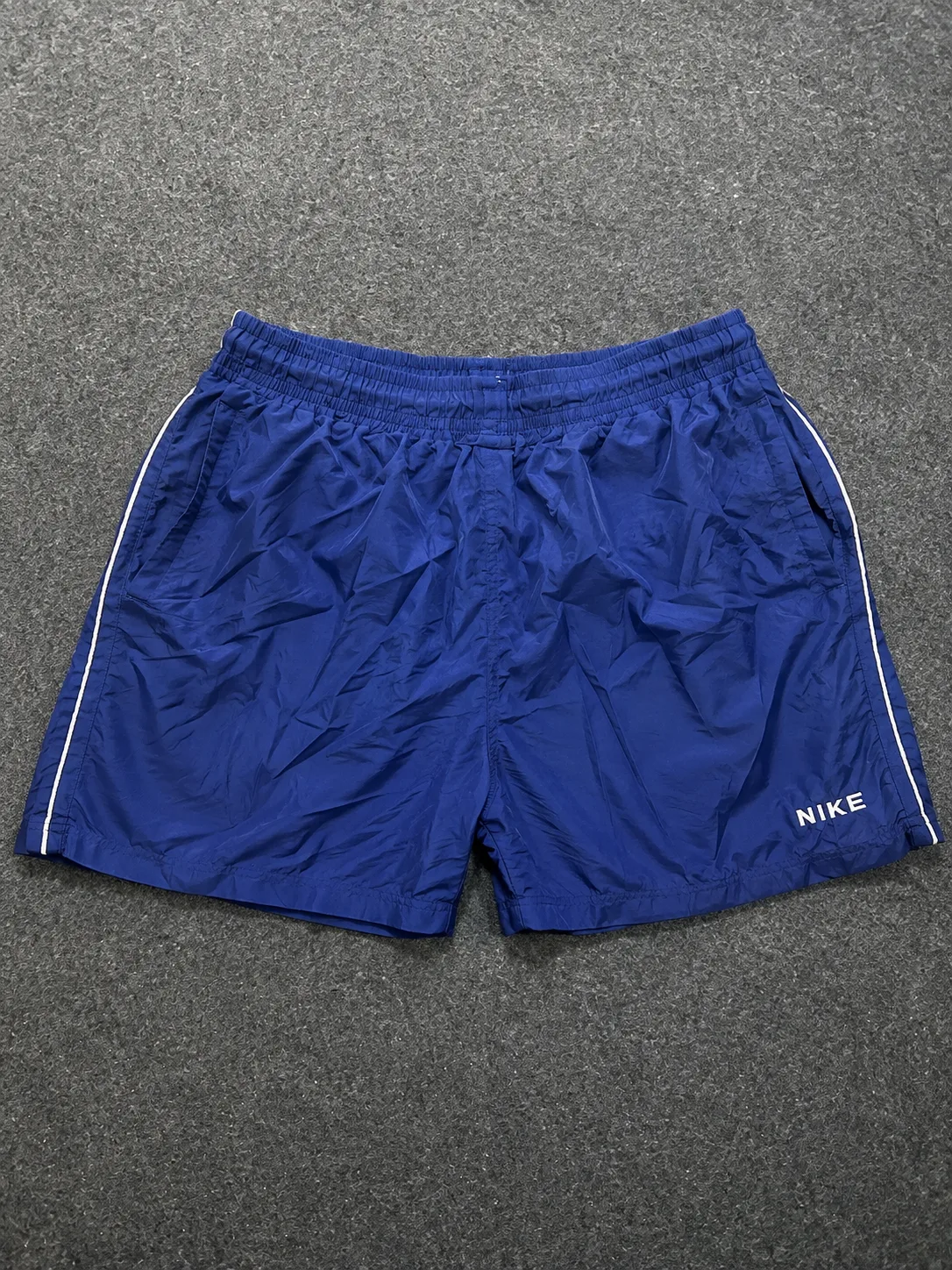 Nike Vintage Blue Lightweight Performance Shorts | Waist 28
