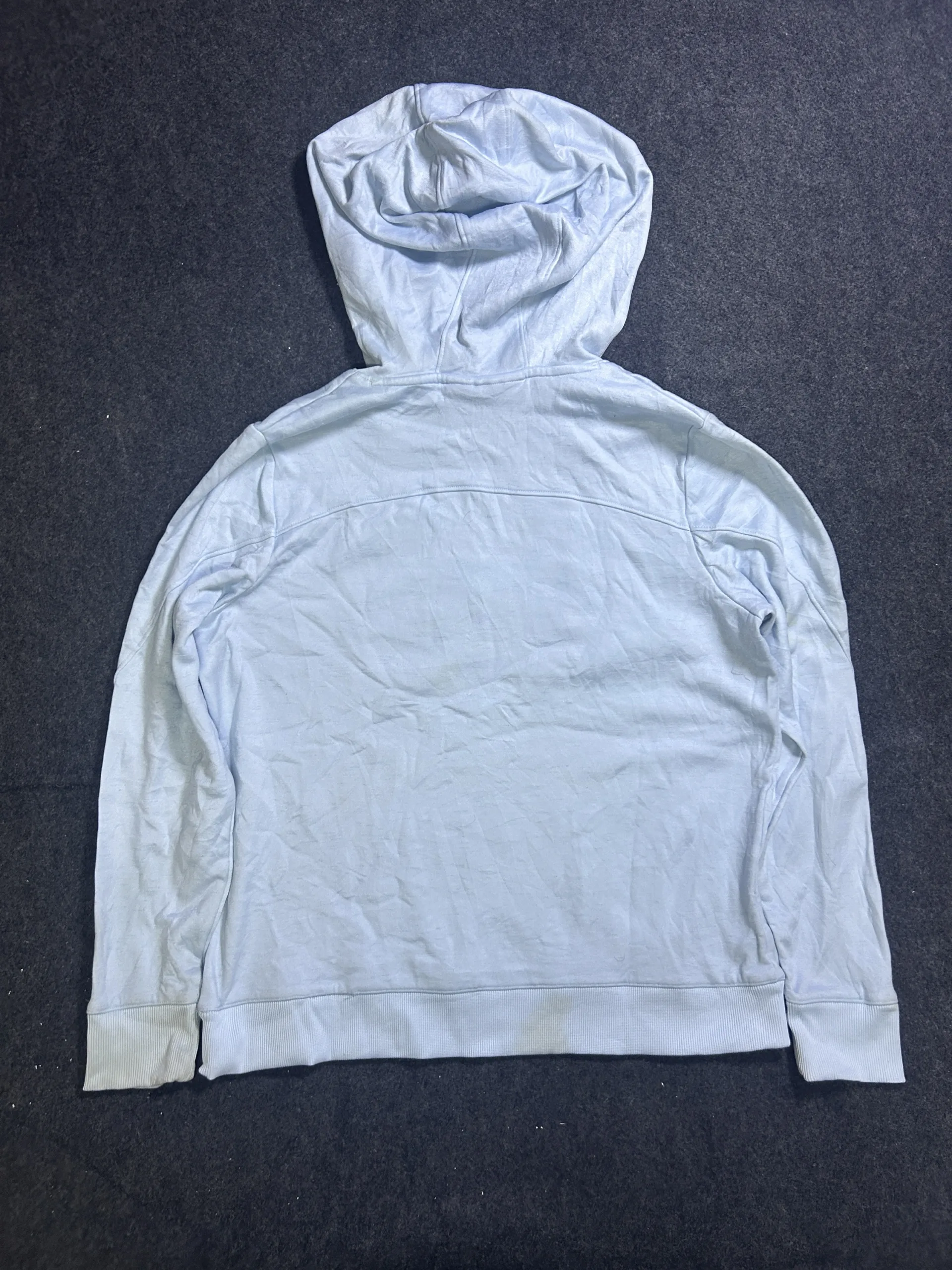 Under Armour ColdGear Fleece Hoodie Light Blue Pullover L