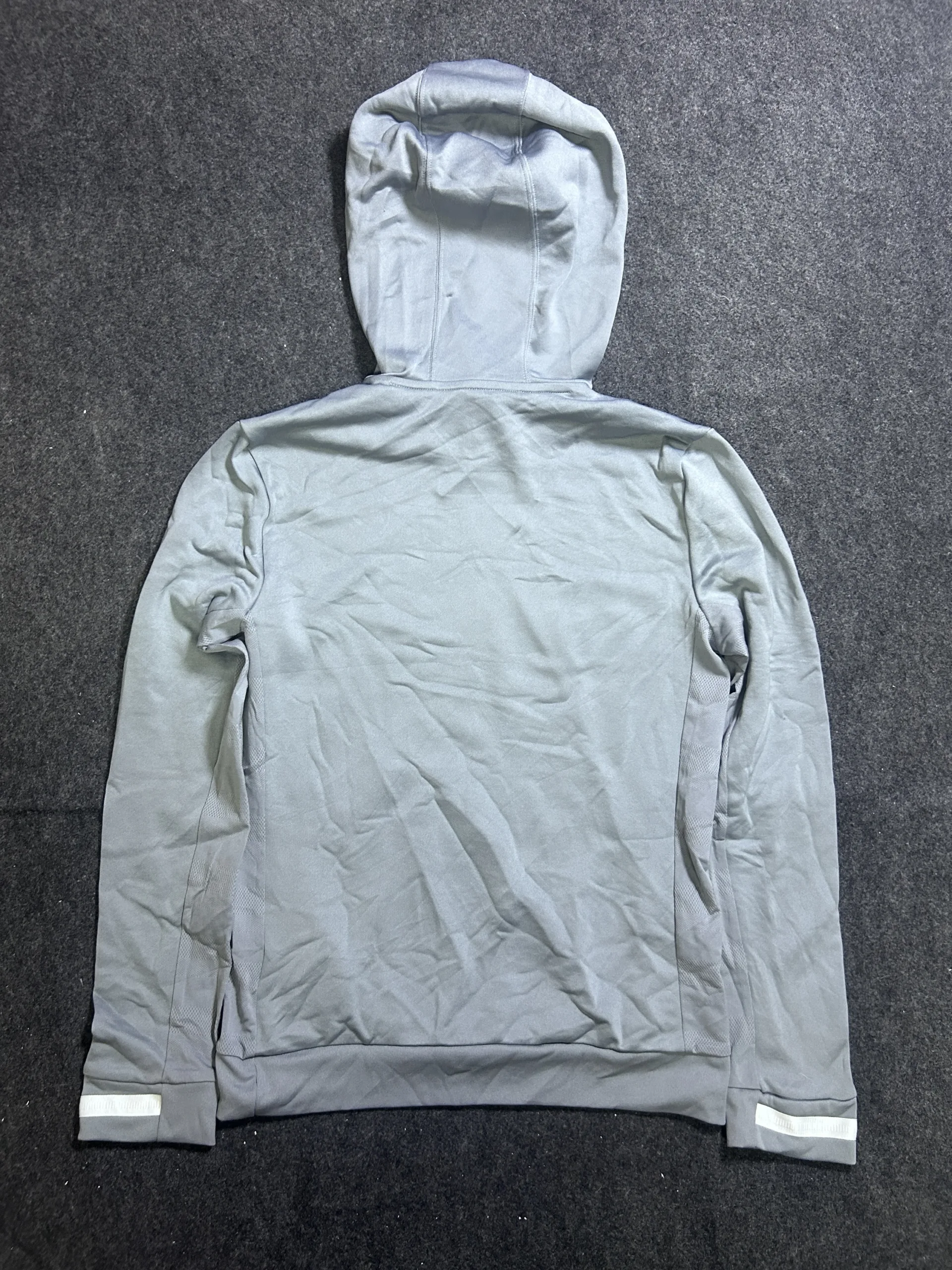 Adidas ClimaLite RMU Athletics Lightweight Performance Hoodie Grey Size S