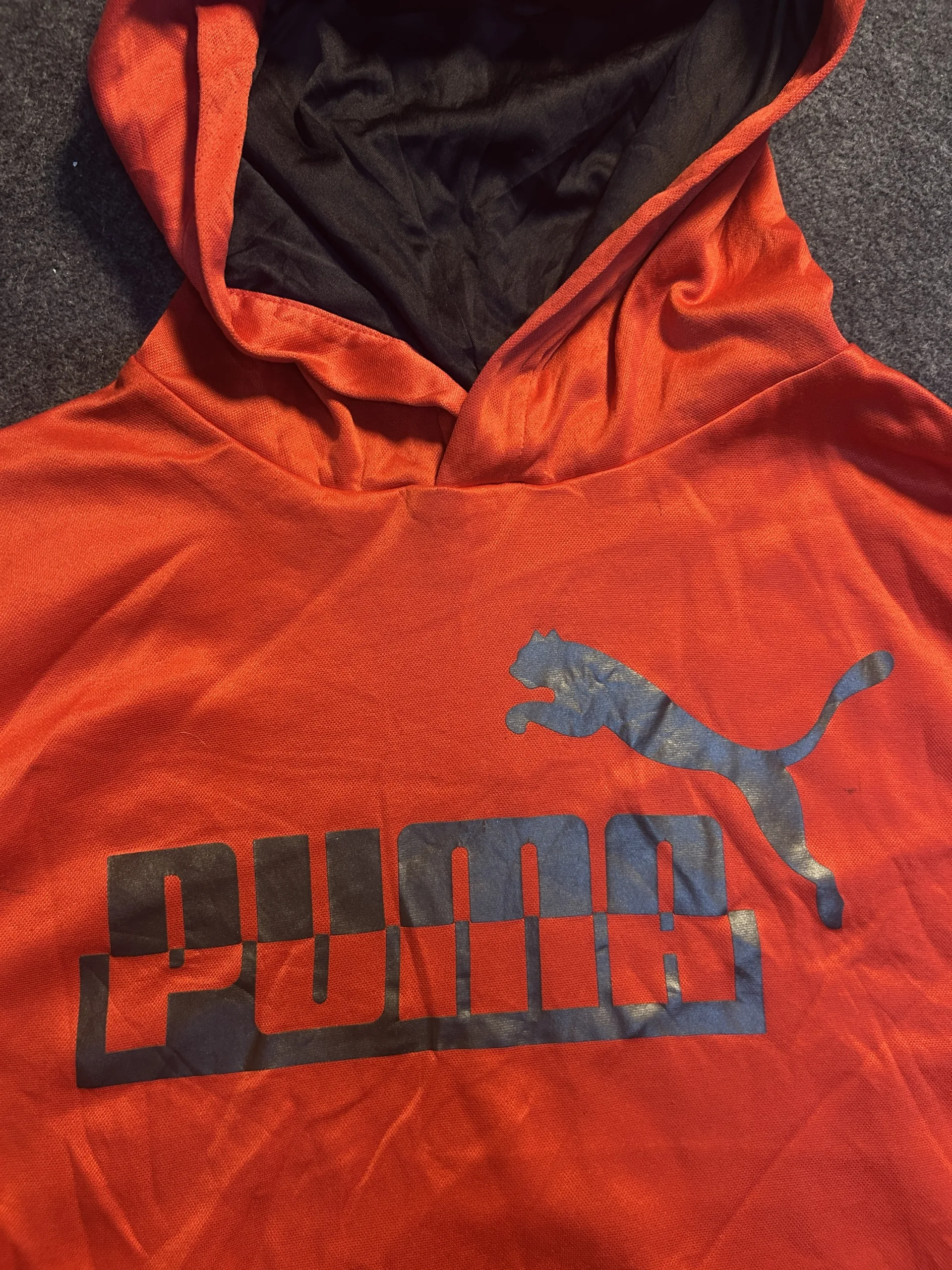 Puma Red Performance Hoodie Sweatshirt M