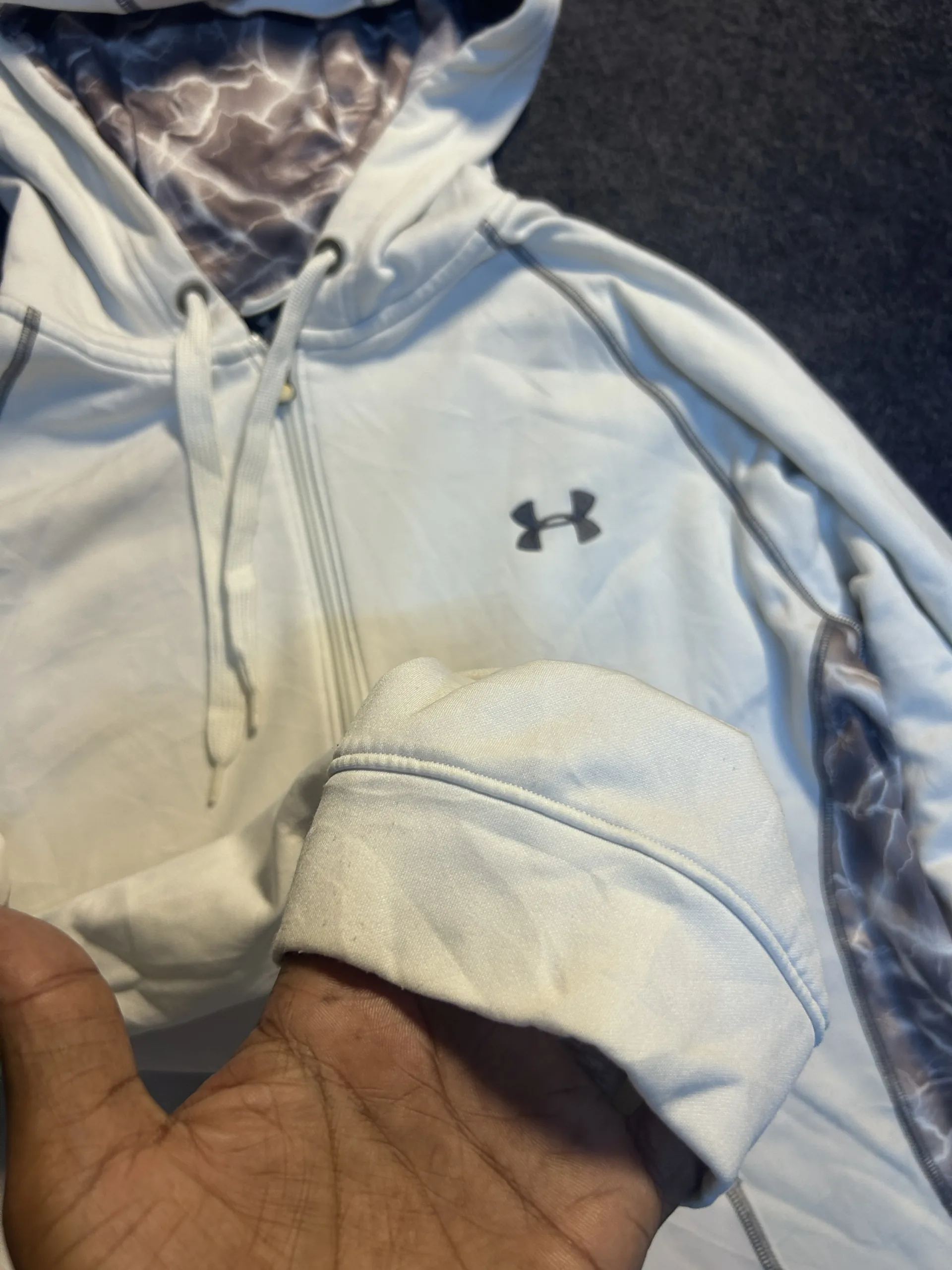 Under Armour ColdGear Performance Hoodie Jacket White | Men’s | XL
