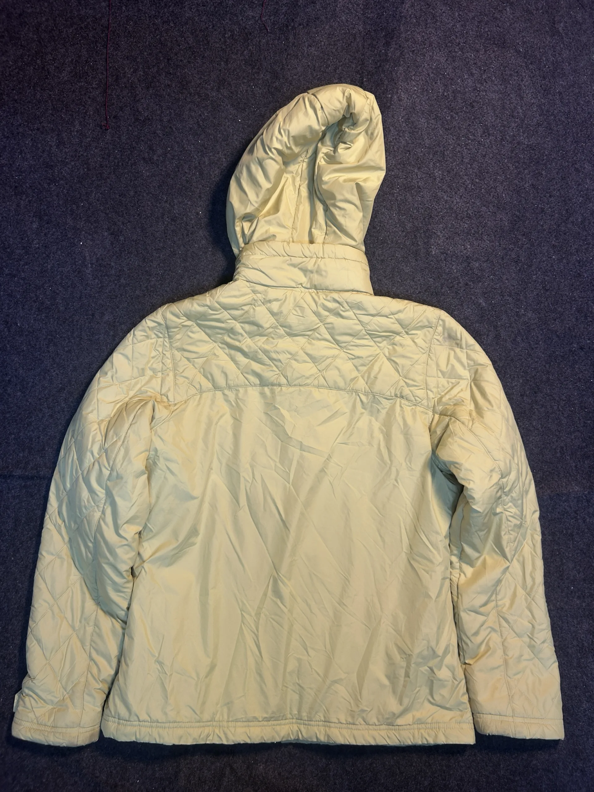 Adidas Lightweight Hooded Puffer Jacket Beige Olive Unisex Winter Jacket