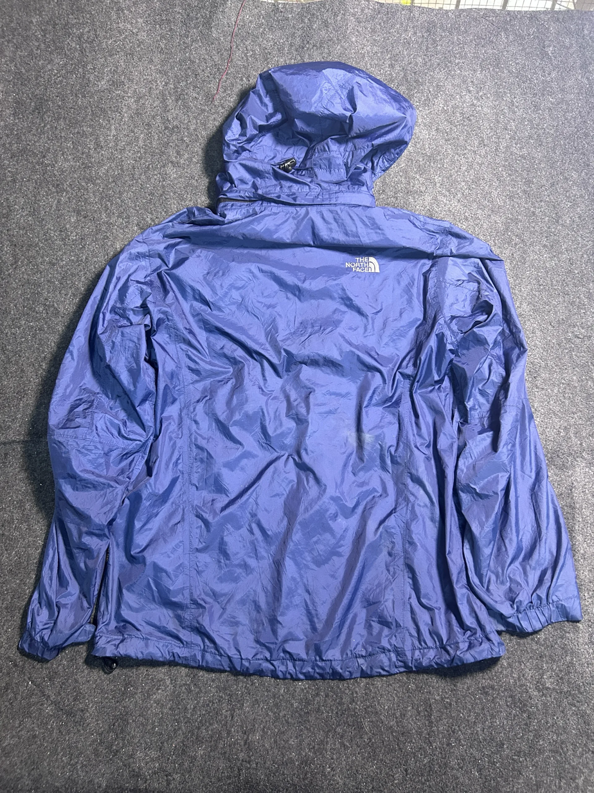 The North Face Summit Series Gore-Tex Hooded Waterproof Windbreaker Jacket Blue | Size XL