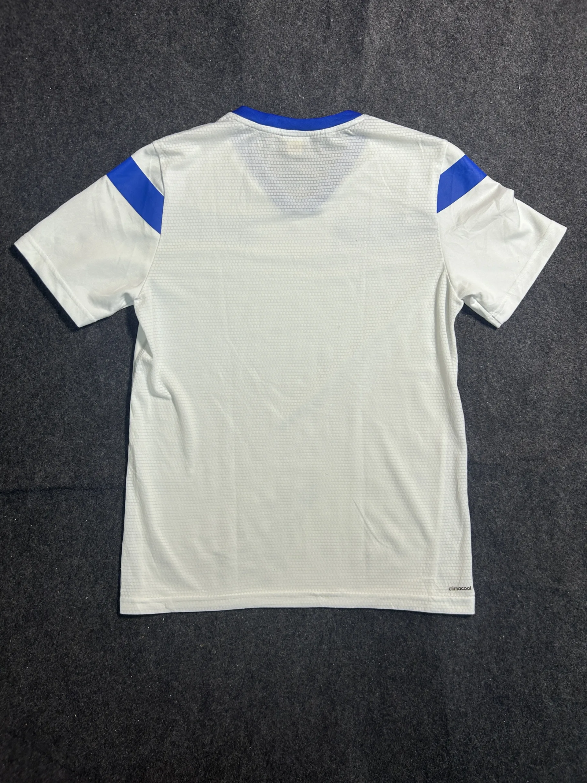 Adidas ClimaCool Performance T-Shirt White Blue | M