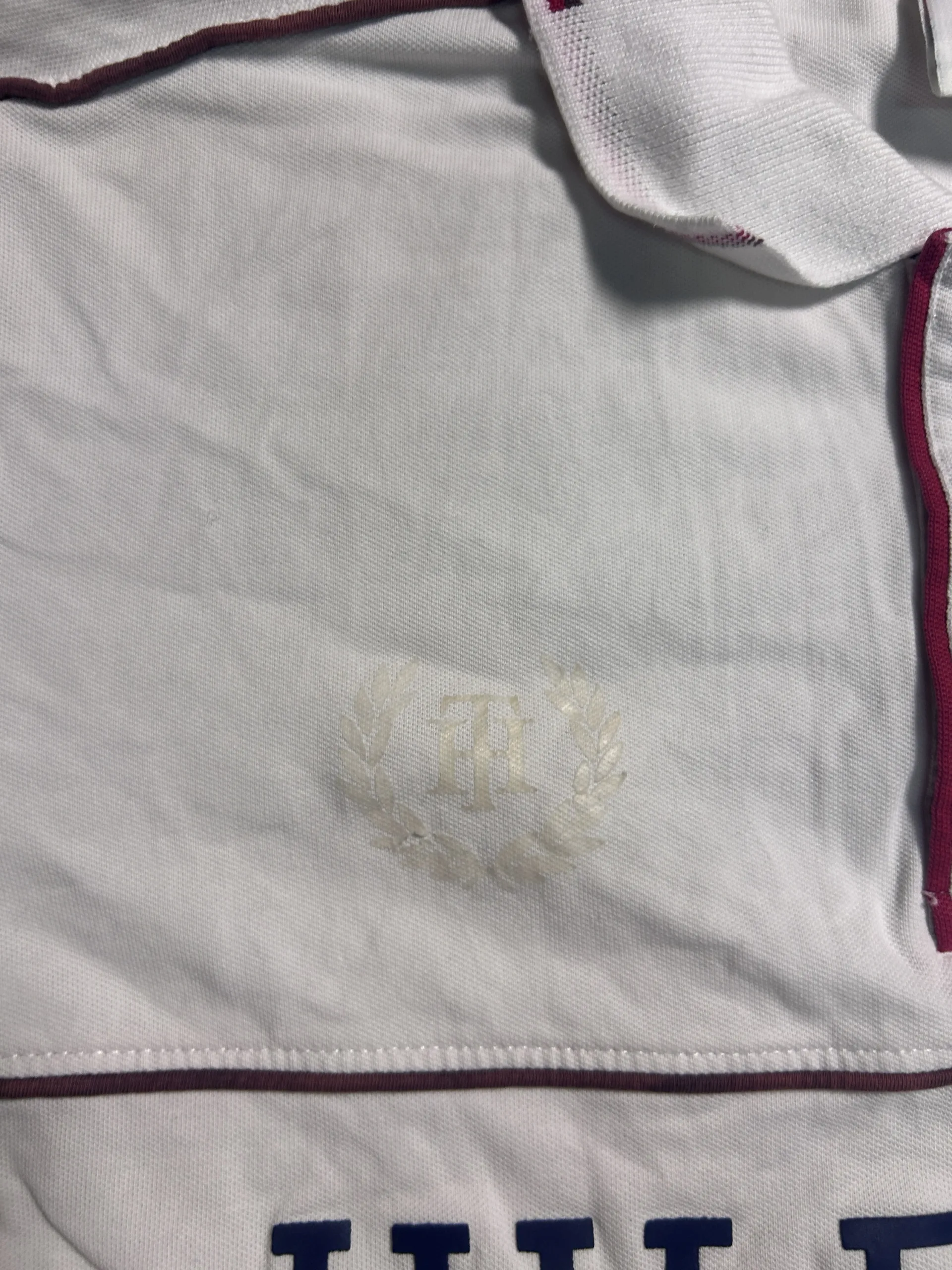 Tommy Hilfiger White Logo Polo T-Shirt | Classic Casual Cotton Polo