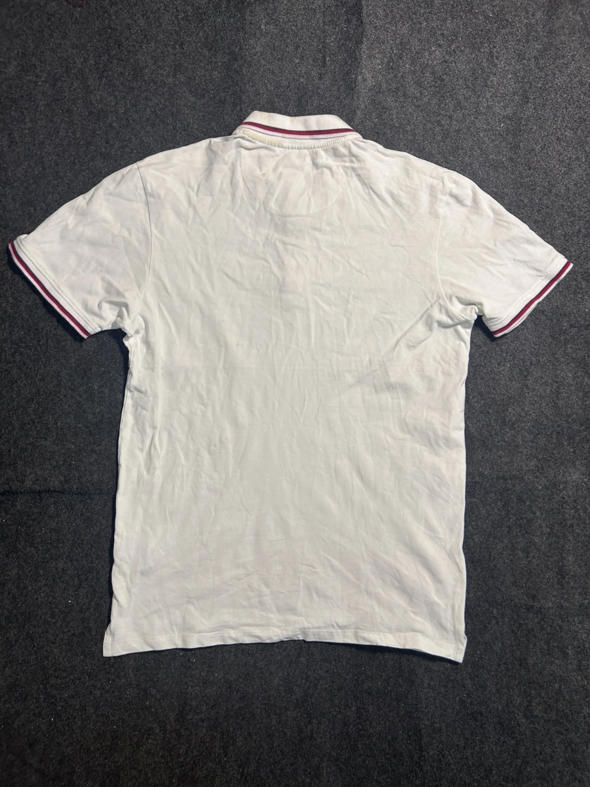 Tommy Hilfiger White Logo Polo T-Shirt | Classic Casual Cotton Polo