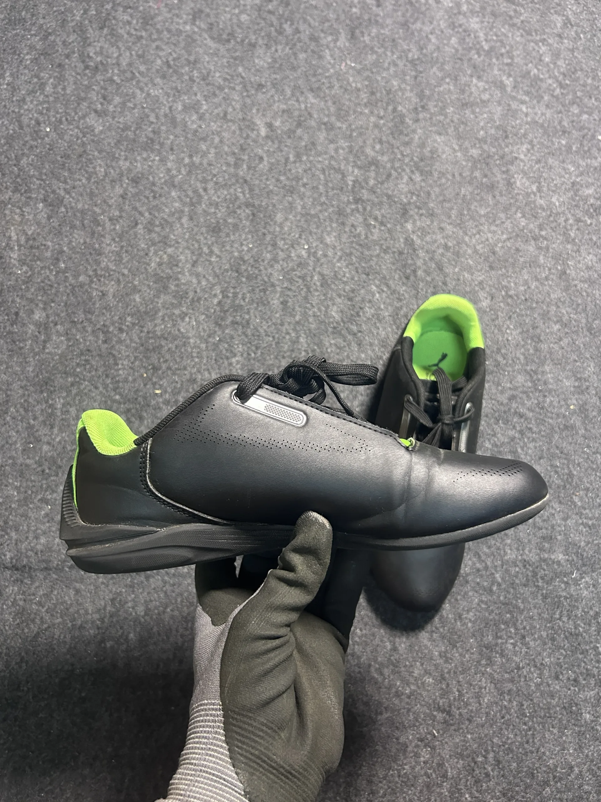 Puma Mercedes-AMG Petronas Drift Cat Motorsport Shoes Black Green UK 5