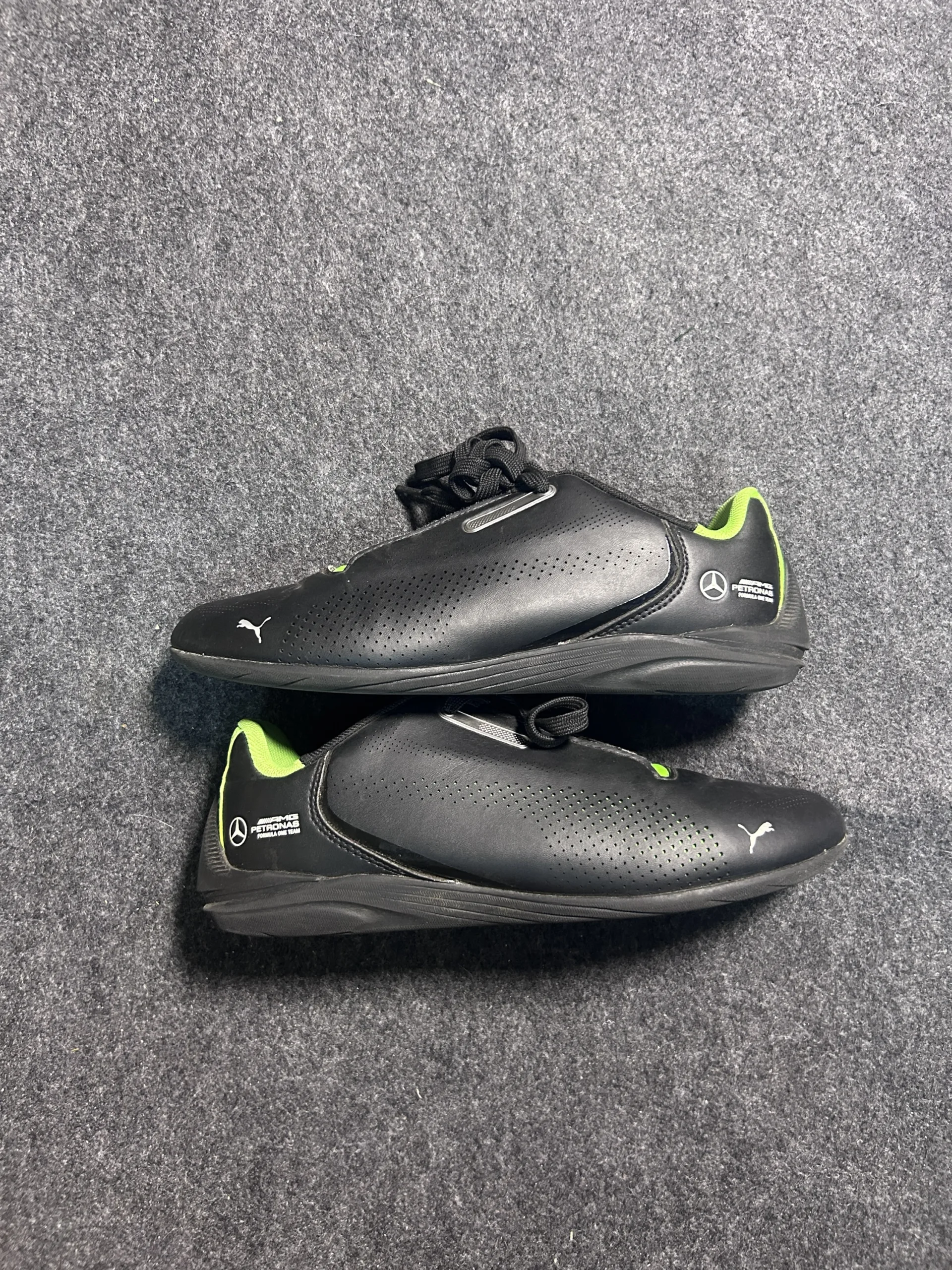 Puma Mercedes-AMG Petronas Drift Cat Motorsport Shoes Black Green UK 5