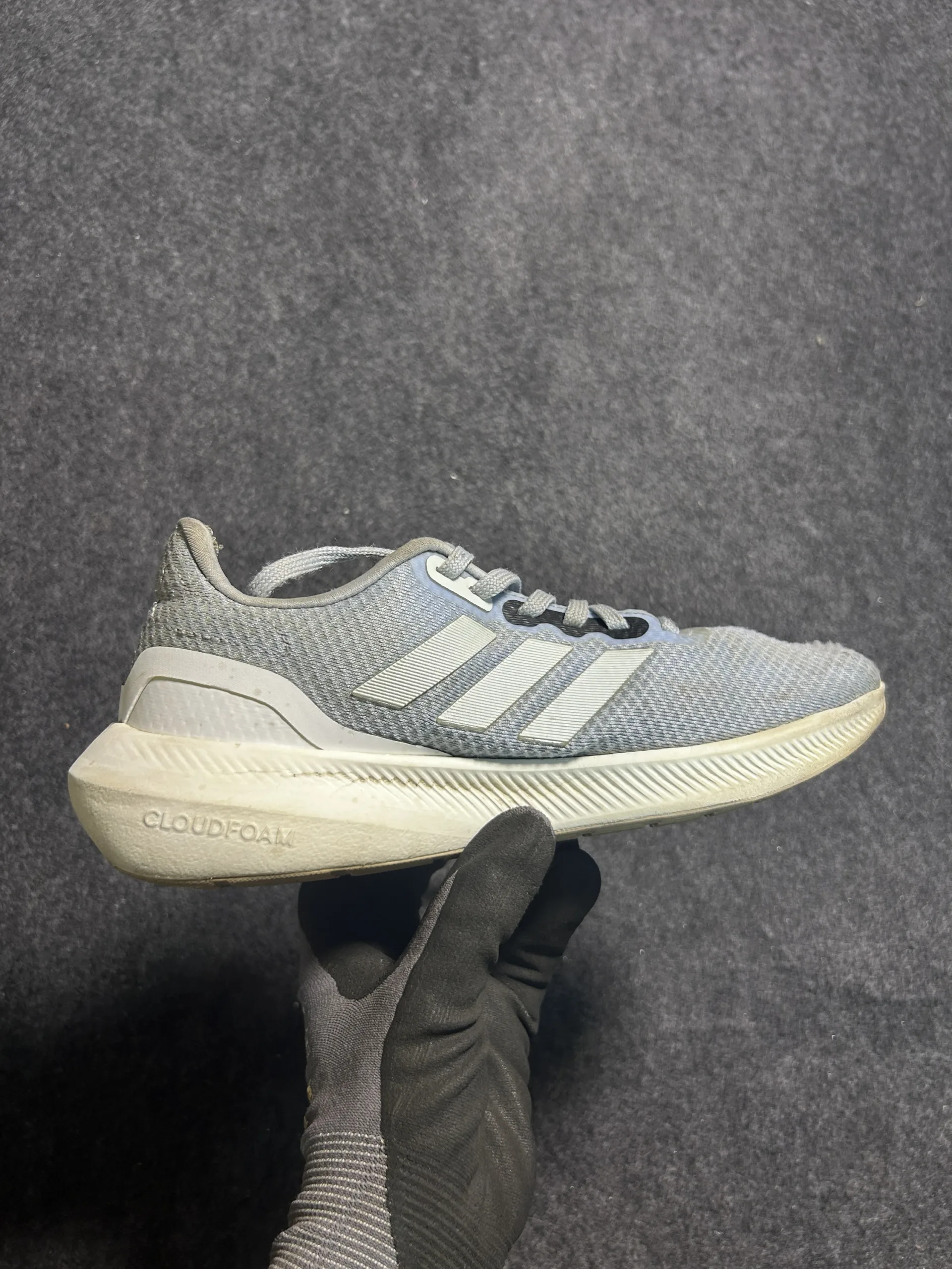 Adidas Cloudfoam Running Shoes Light Grey | UK 6 | Lightweight Walking & Training Sneakers