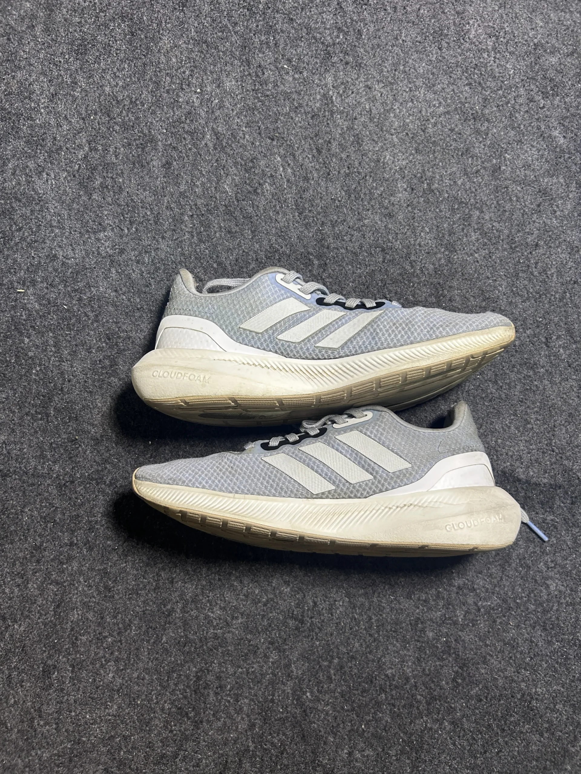 Adidas Cloudfoam Running Shoes Light Grey | UK 6 | Lightweight Walking & Training Sneakers