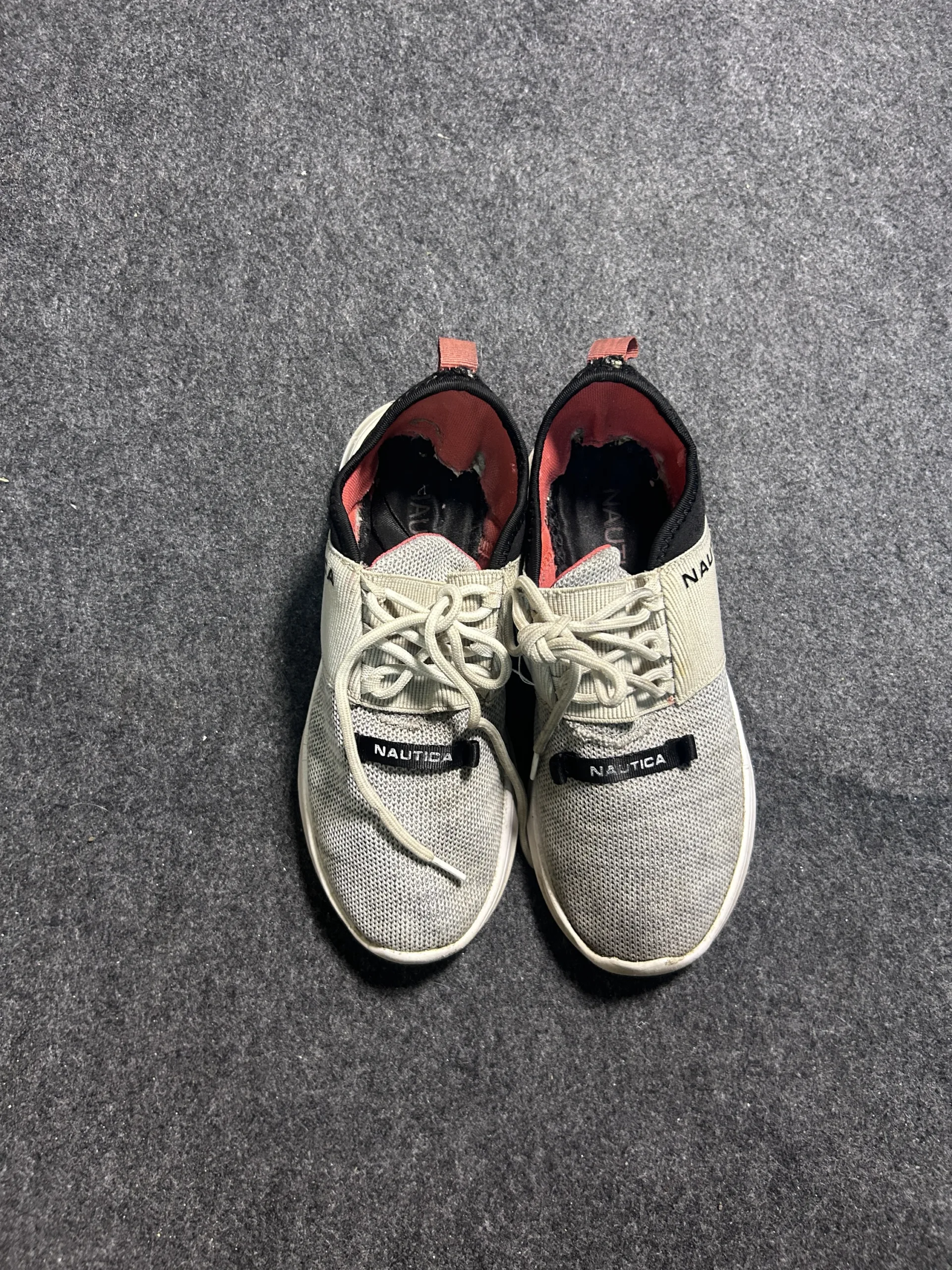 Nautica Lightweight Mesh Casual Sneakers Grey | UK 4 | Everyday Comfort Shoes